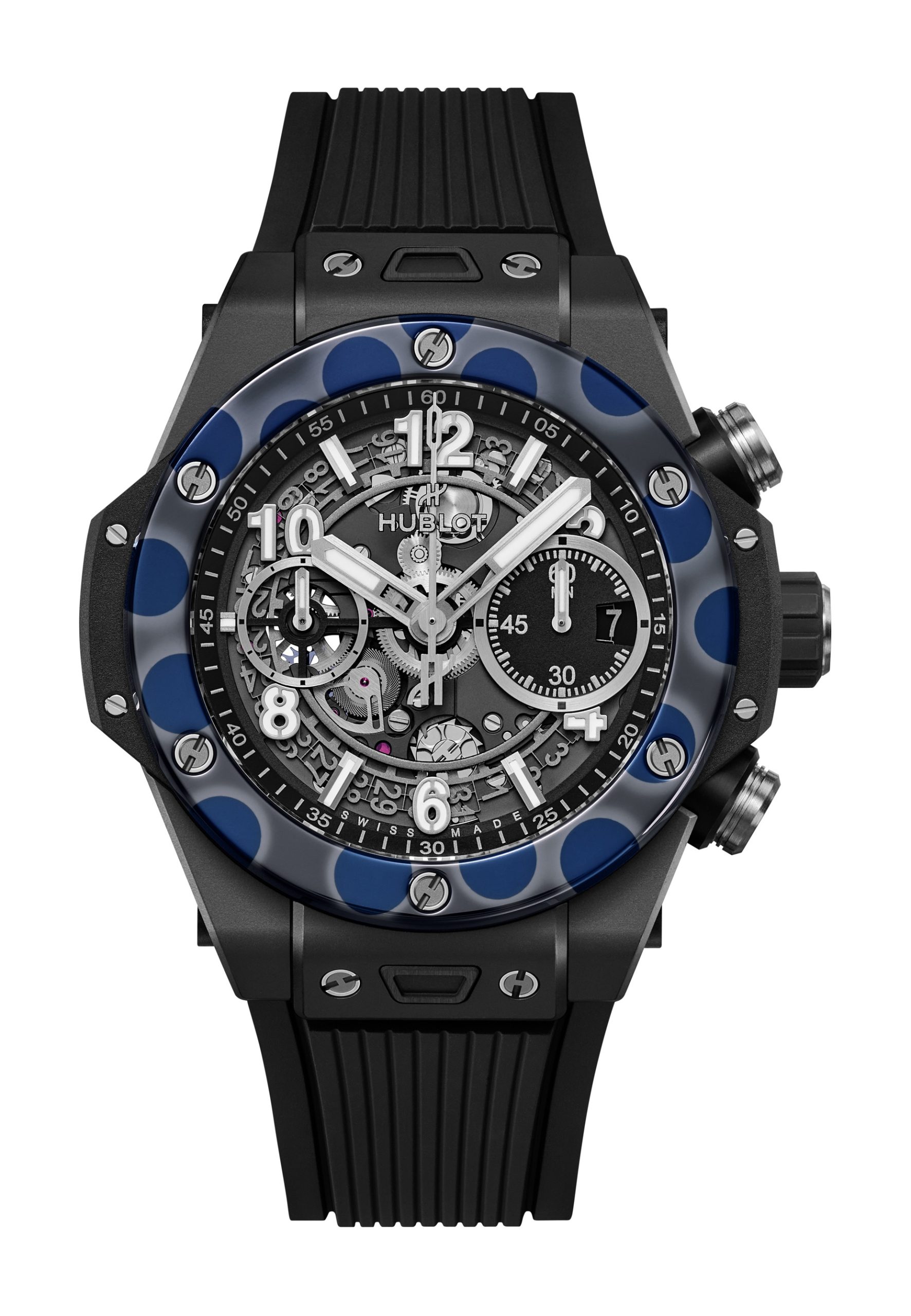 Hublot Big Bang Unico Magic Ceramic Limited Edition luxury timepiece - detailed view