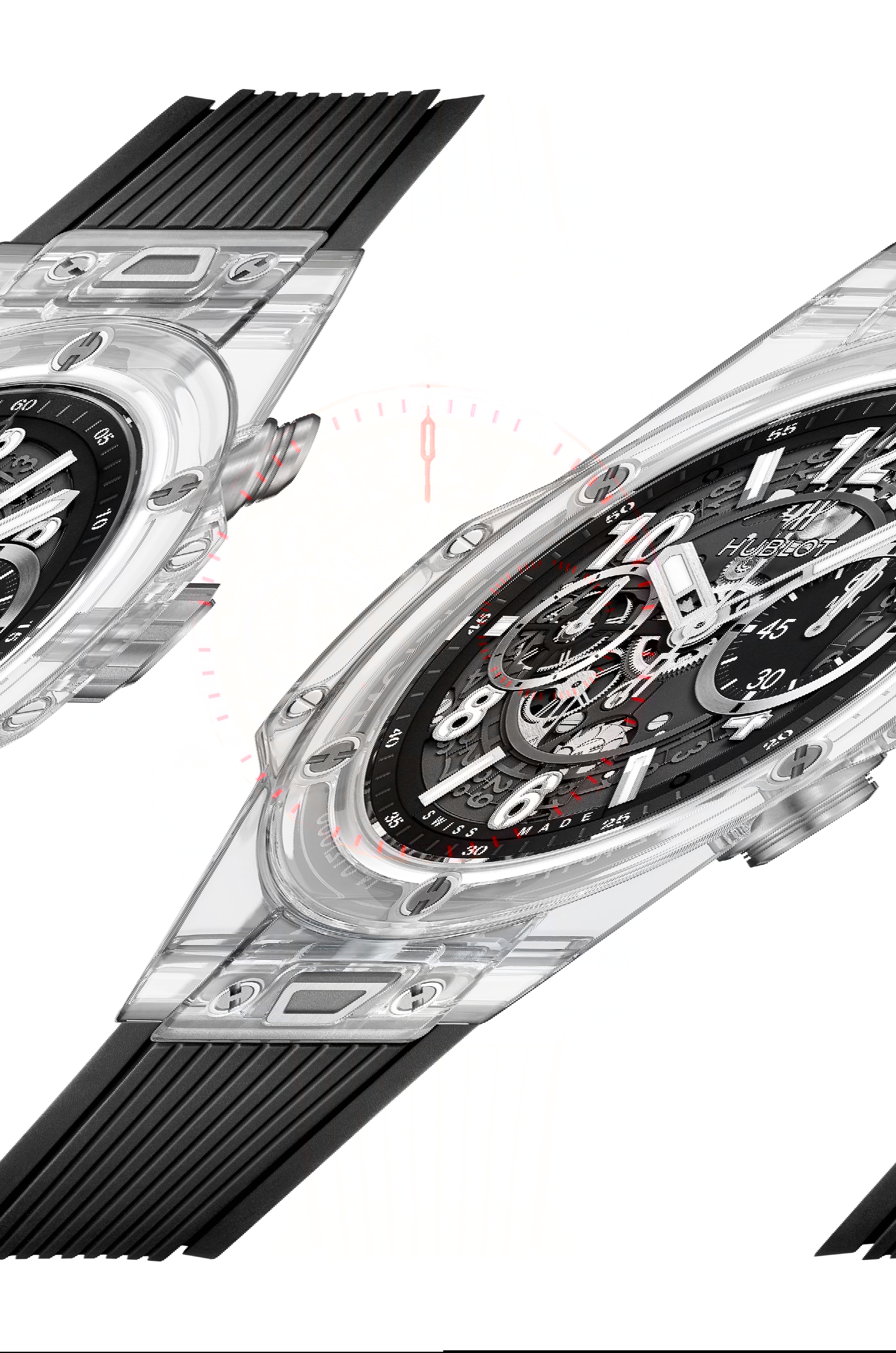 Hublot Big Bang Unico Magic Sapphire luxury timepiece - detailed view