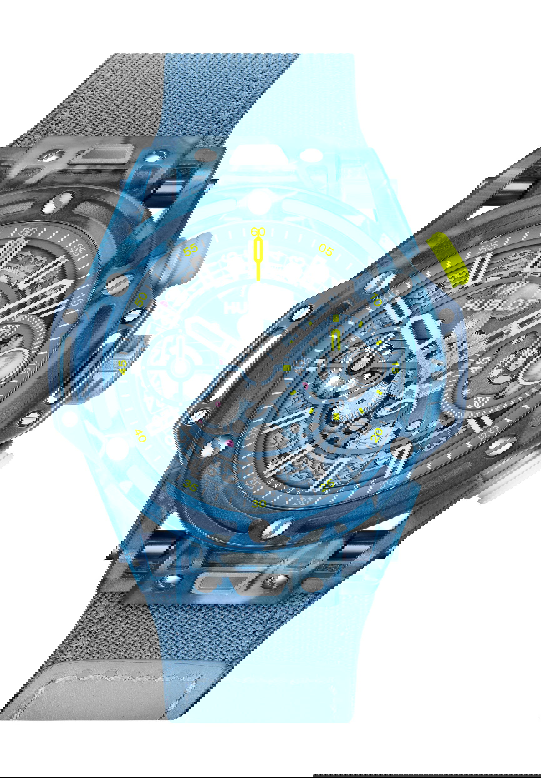 Hublot Big Bang Unico Novak Djokovic luxury timepiece - detailed view