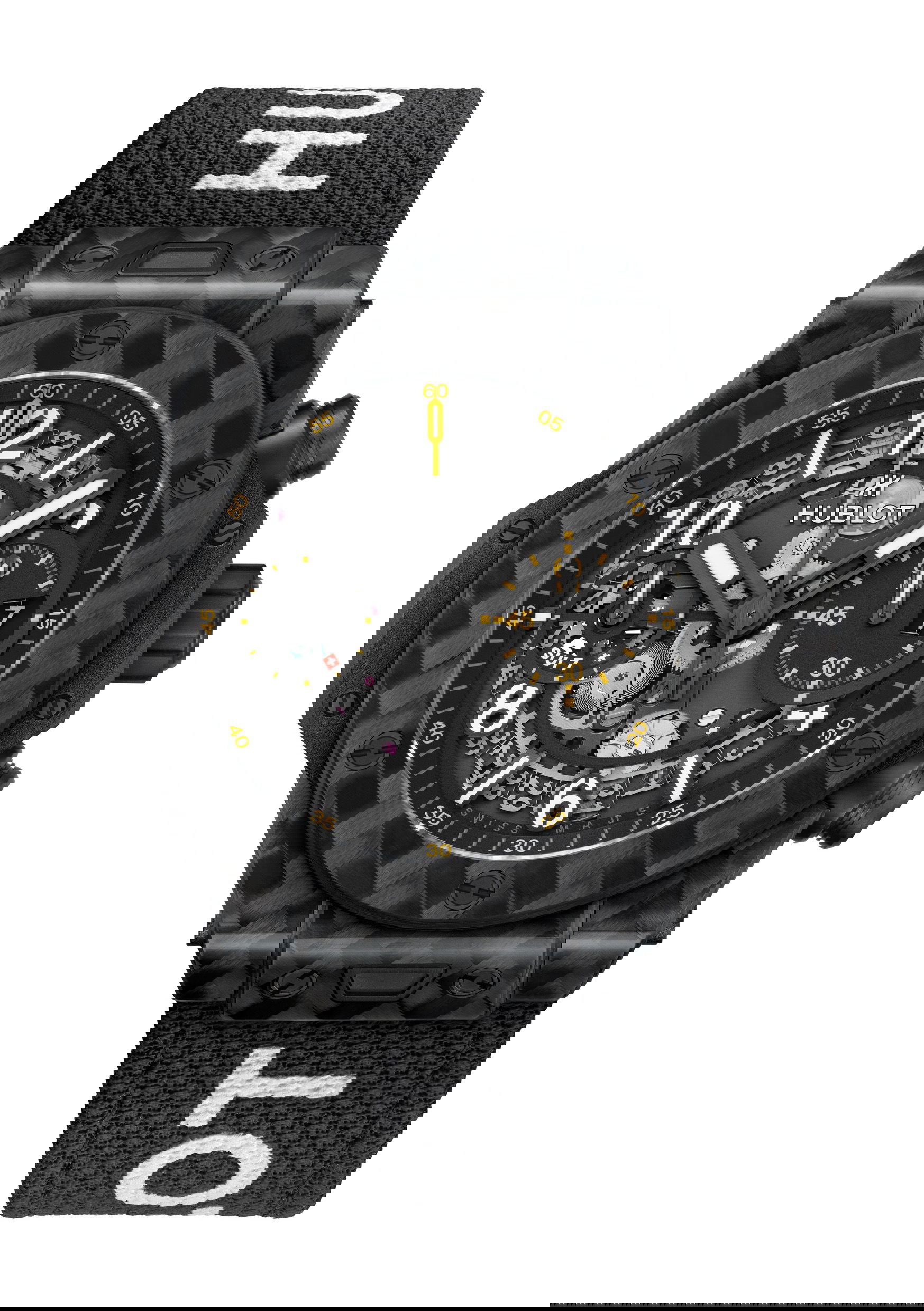 Hublot Big Bang Unico Sailing Team luxury timepiece - detailed view