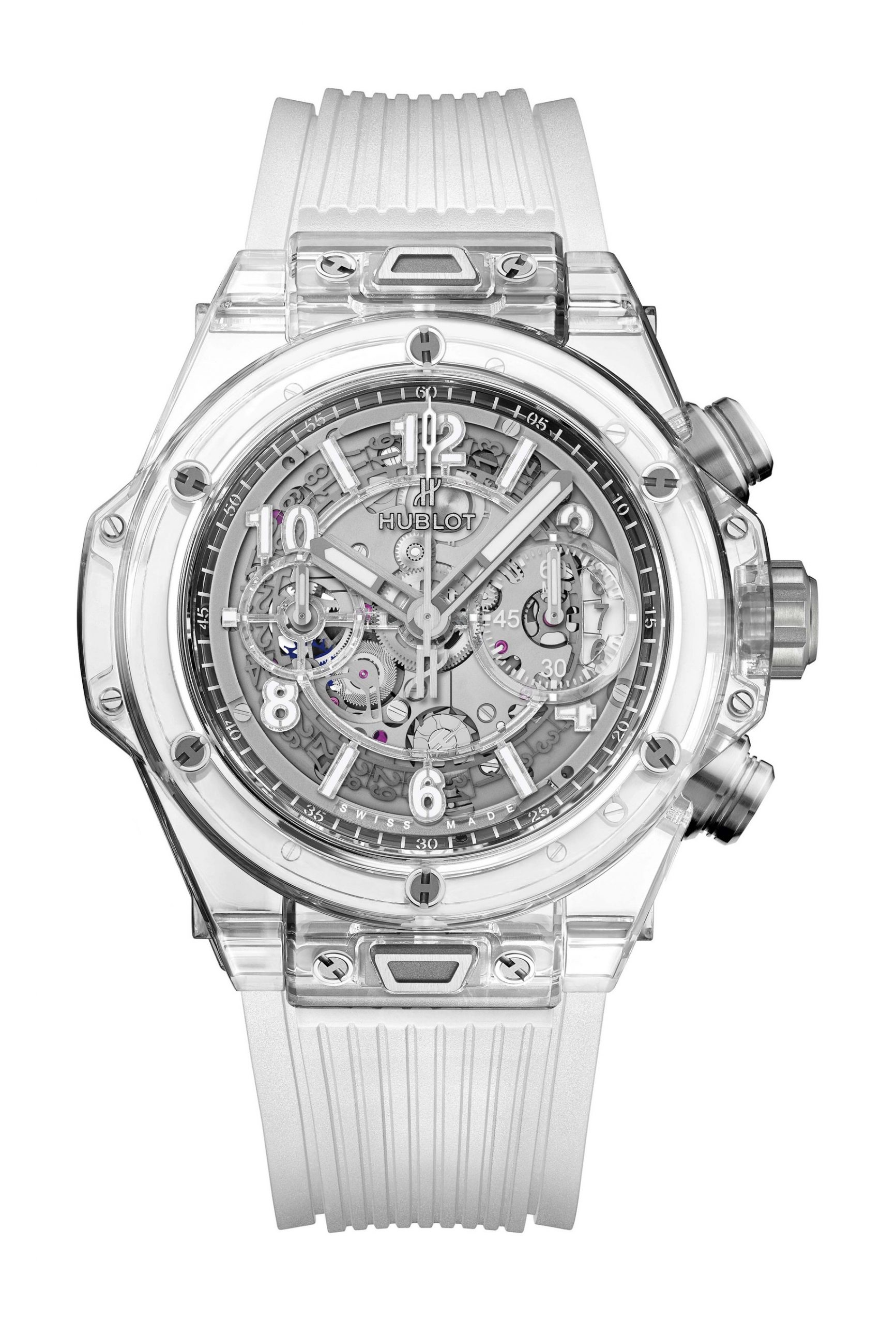 Hublot Big Bang Unico Sapphire luxury timepiece - detailed view