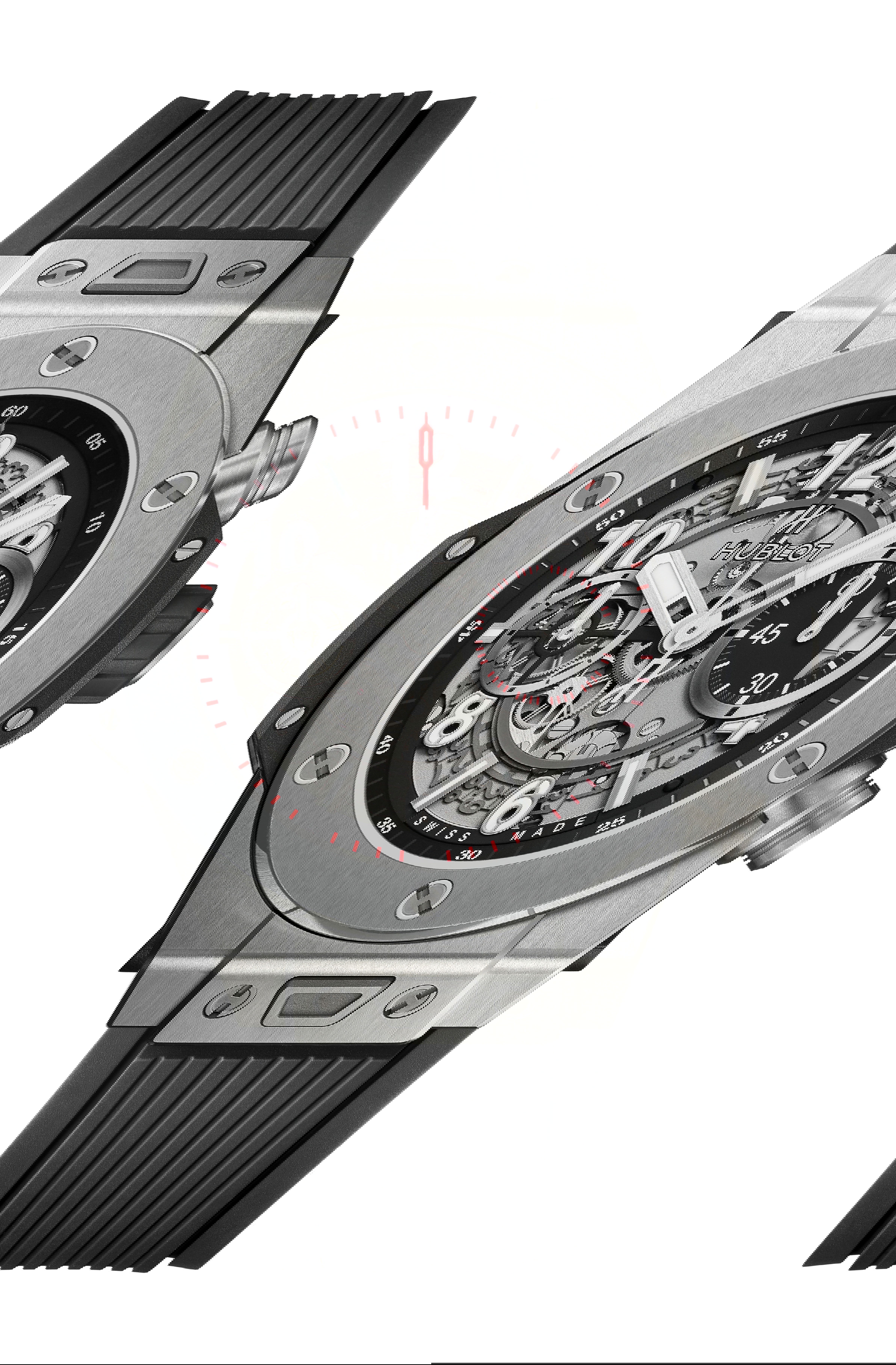 Hublot Big Bang Unico Titanium luxury timepiece - detailed view