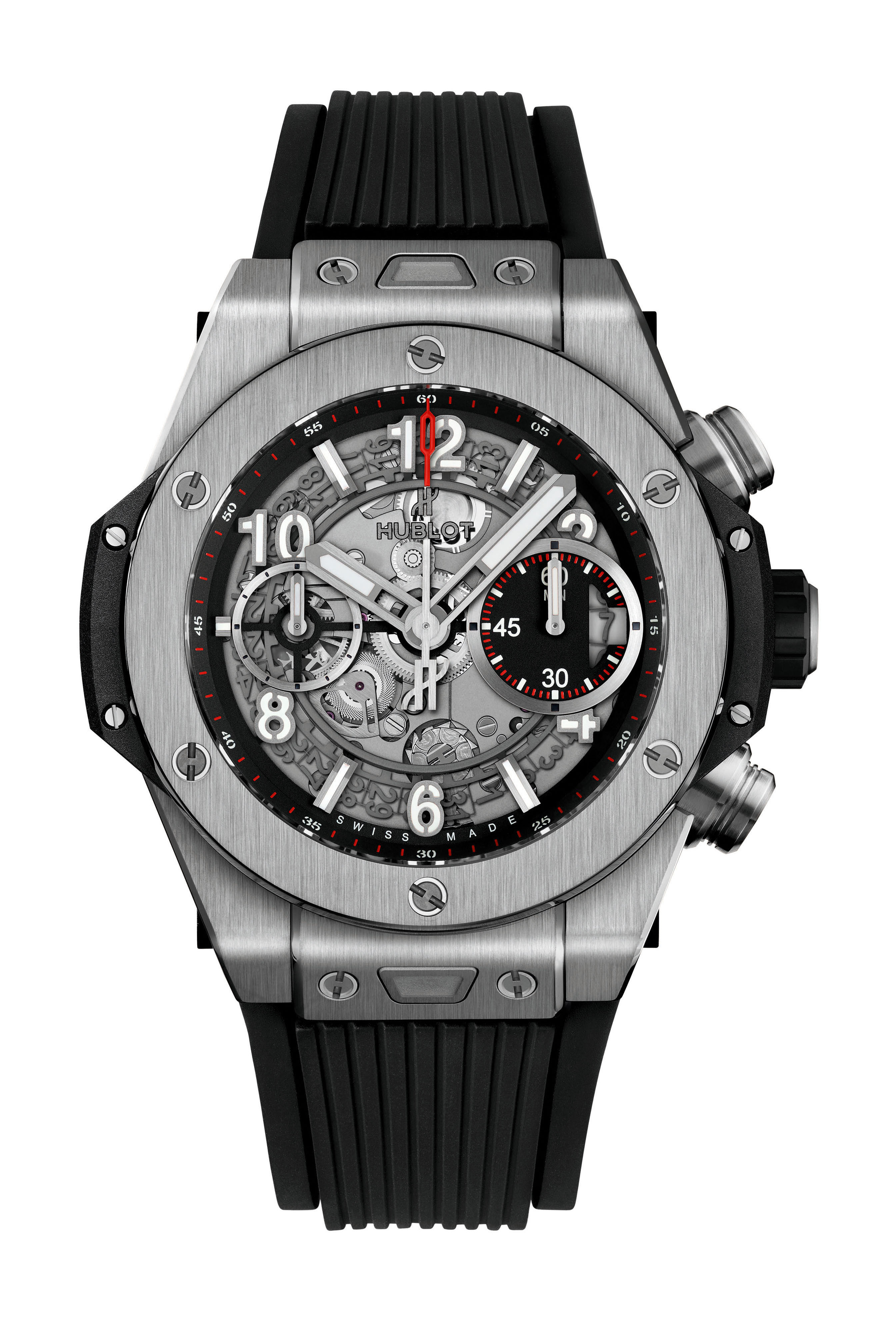 Hublot Big Bang Unico Titanium luxury timepiece - detailed view