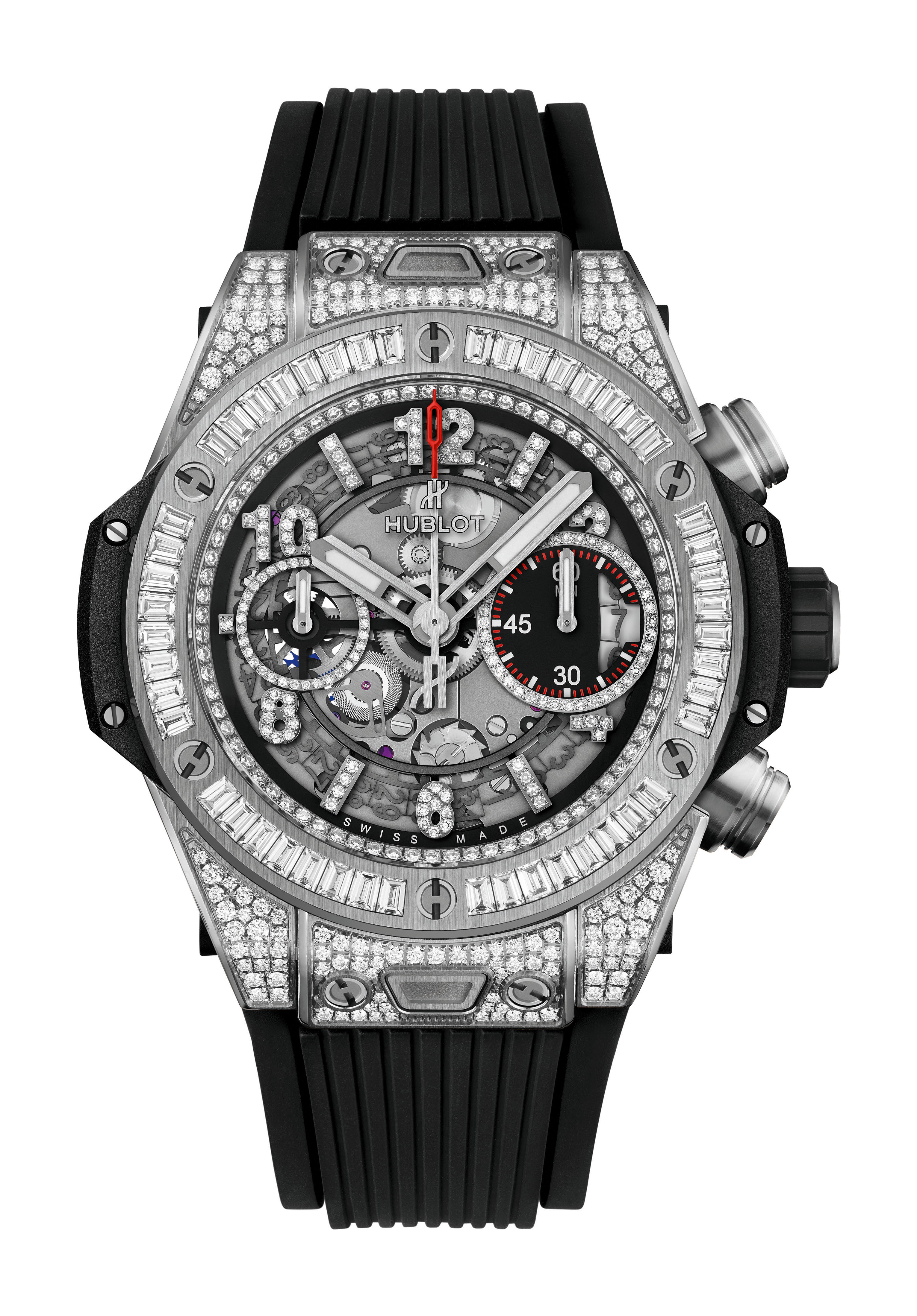 Hublot Big Bang Unico Titanium Jewellery luxury timepiece - detailed view