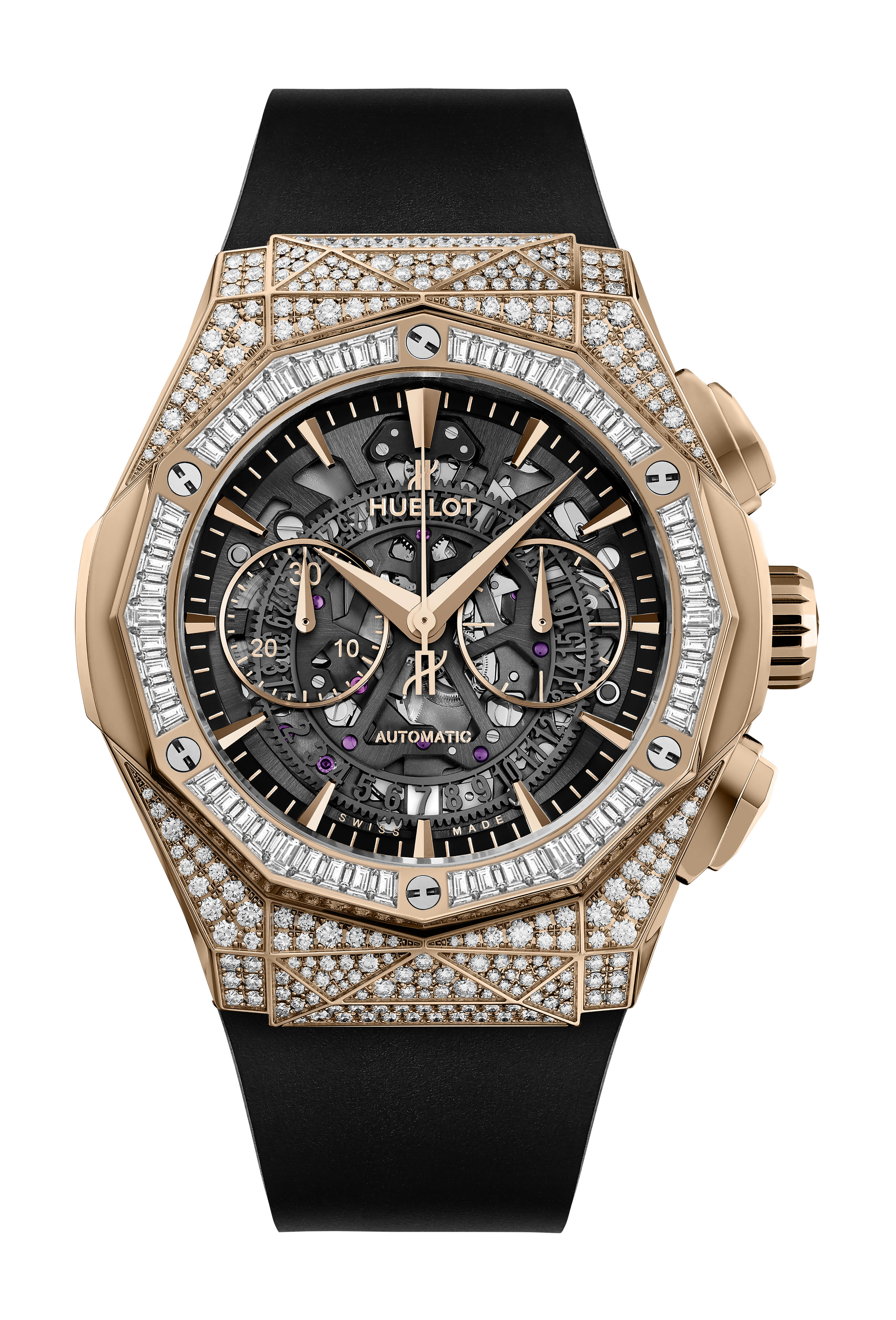 Hublot Classic Fusion Aerofusion Chronograph Orlinski King Gold Jewellery luxury timepiece - detailed view