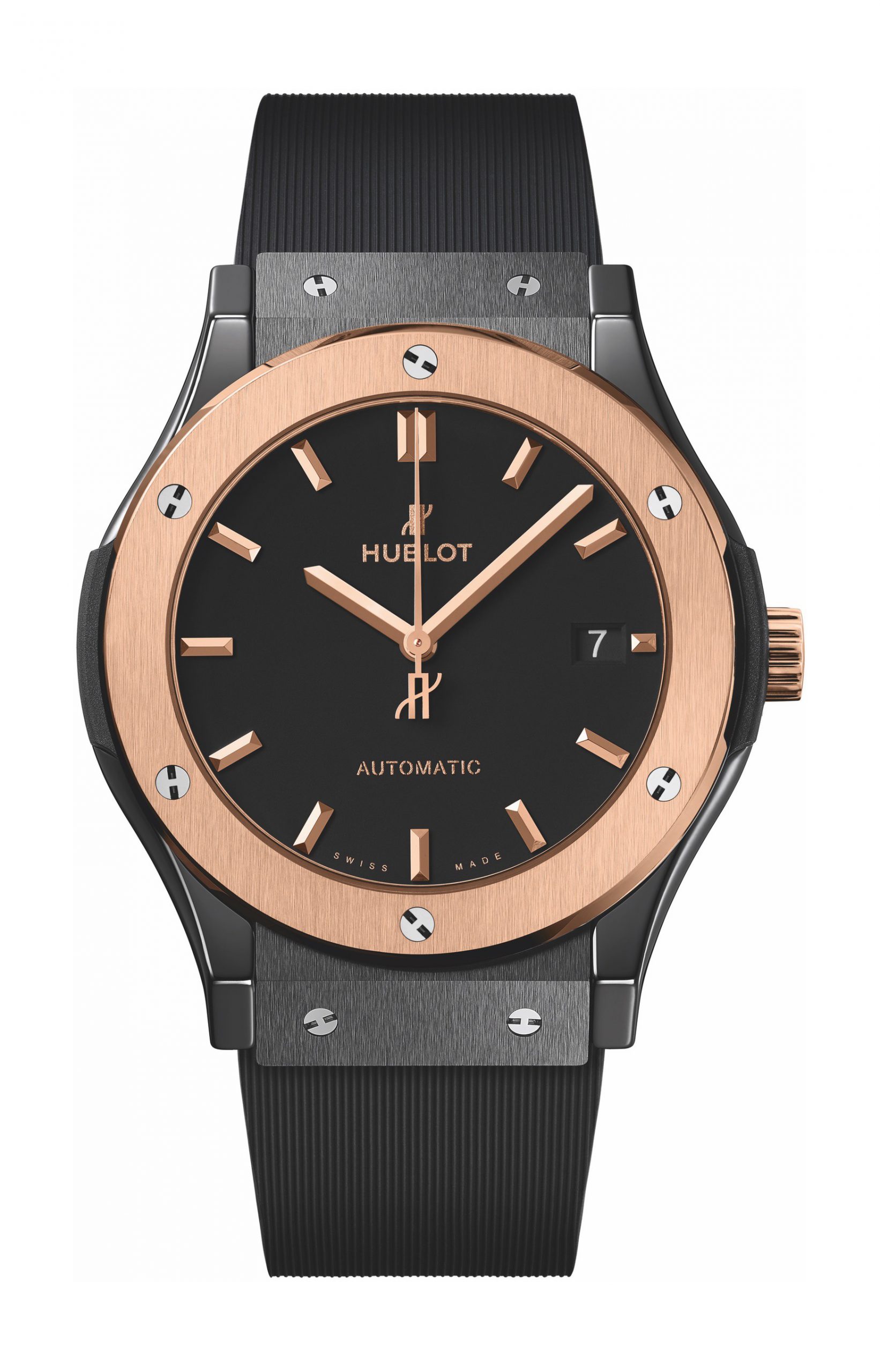 Hublot Classic Fusion Ceramic King Gold luxury timepiece - detailed view