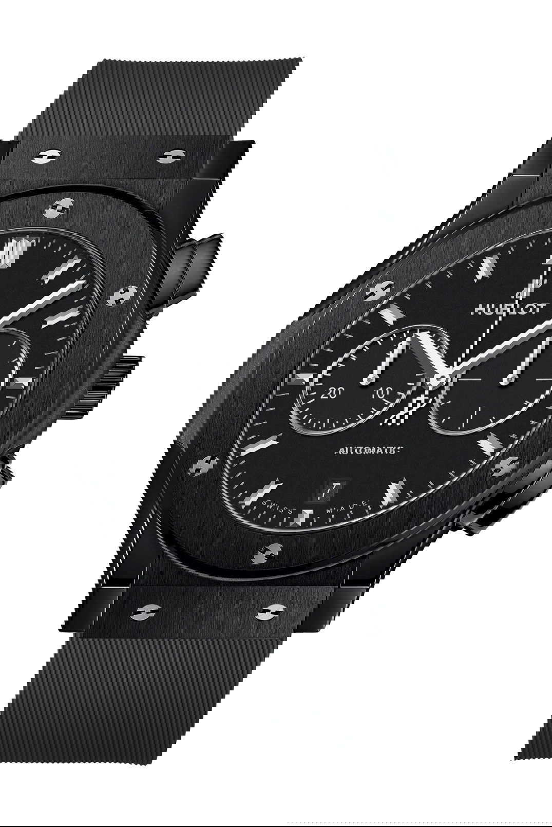 Hublot Classic Fusion Chronograph Black Magic luxury timepiece - detailed view