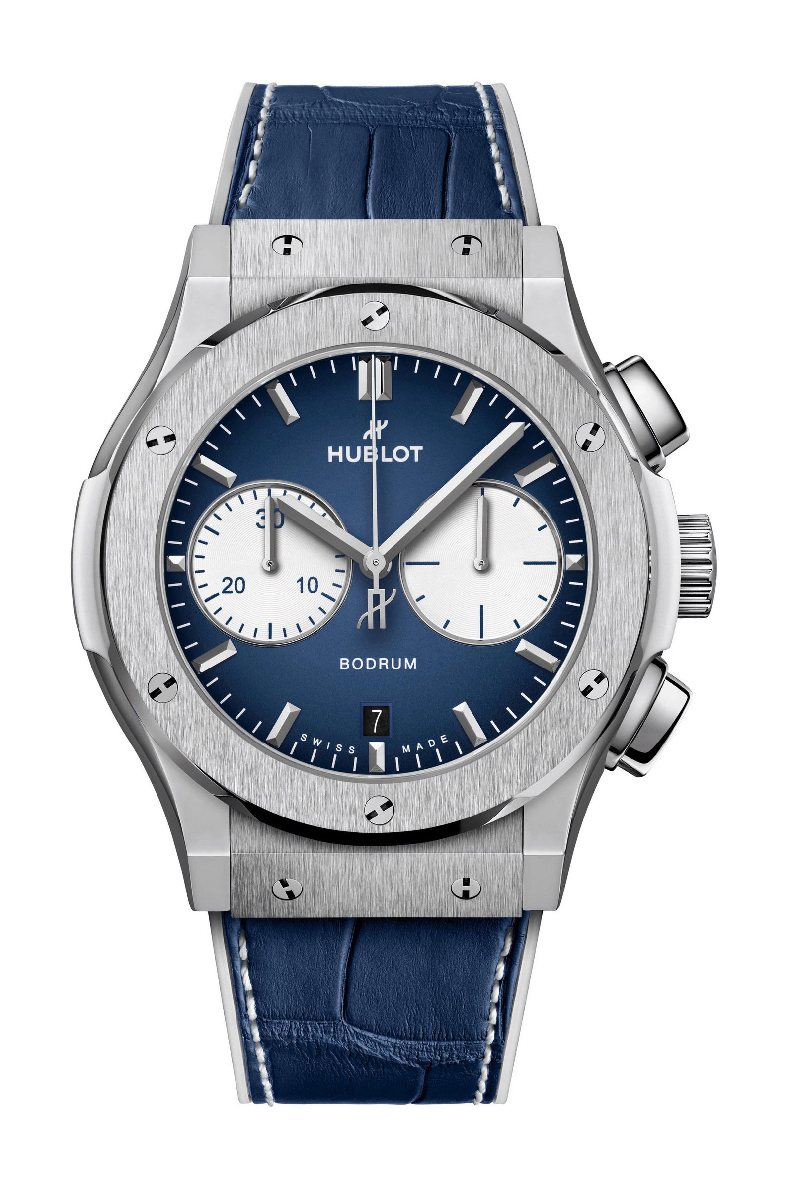 Hublot Classic Fusion Chronograph Boutique Bodrum luxury timepiece - detailed view