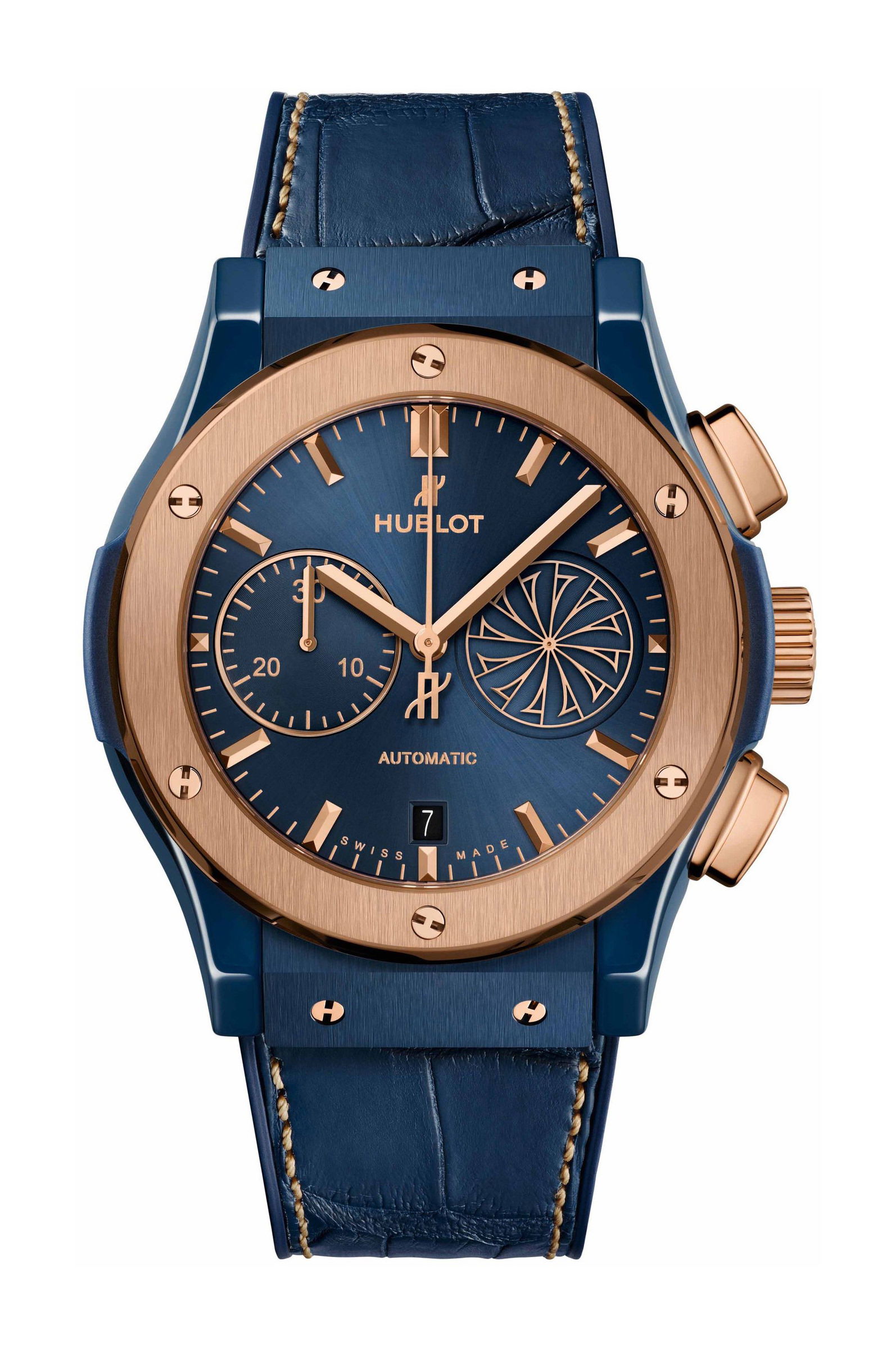 Hublot Classic Fusion Chronograph Boutique Mykonos luxury timepiece - detailed view