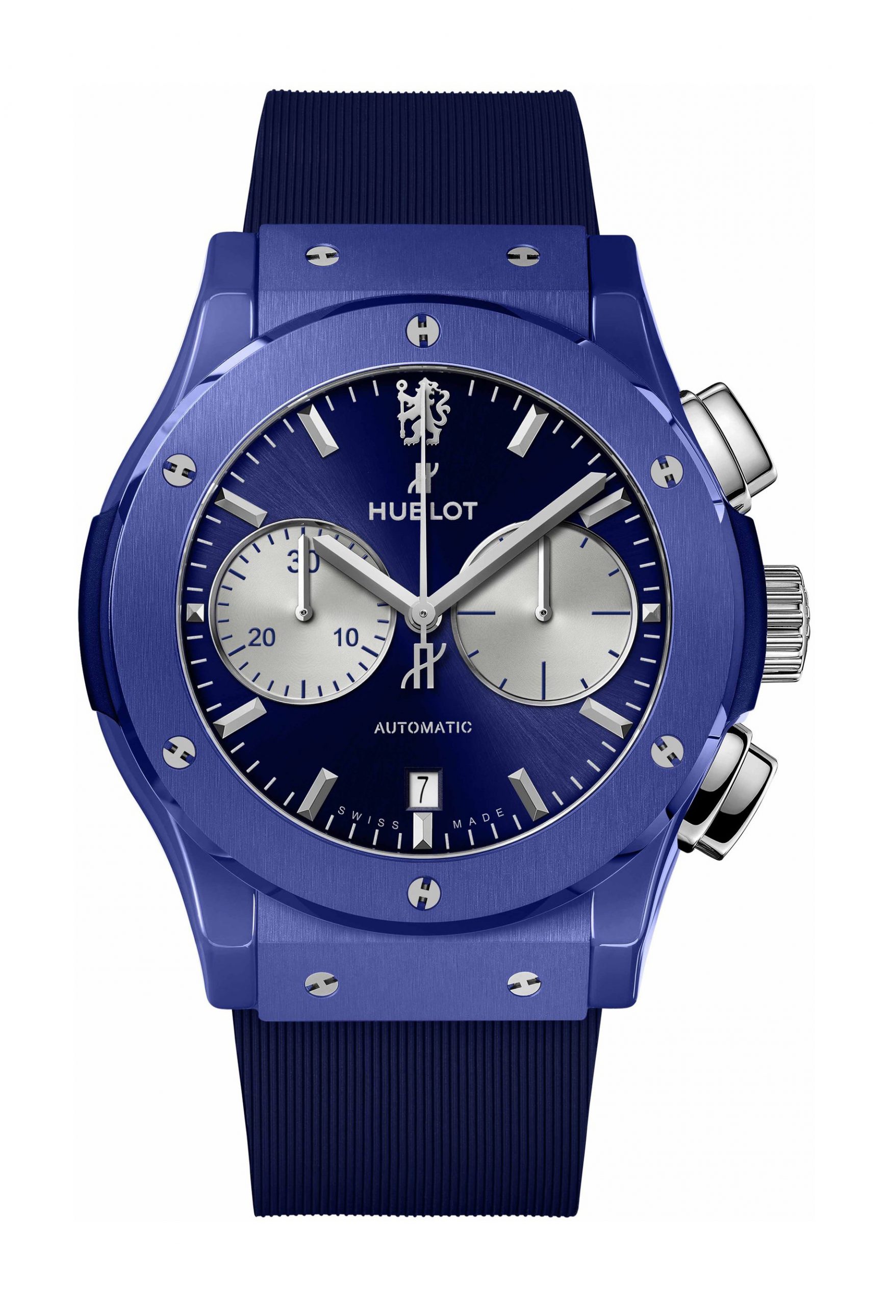 Hublot Classic Fusion Chronograph Chelsea luxury timepiece - detailed view