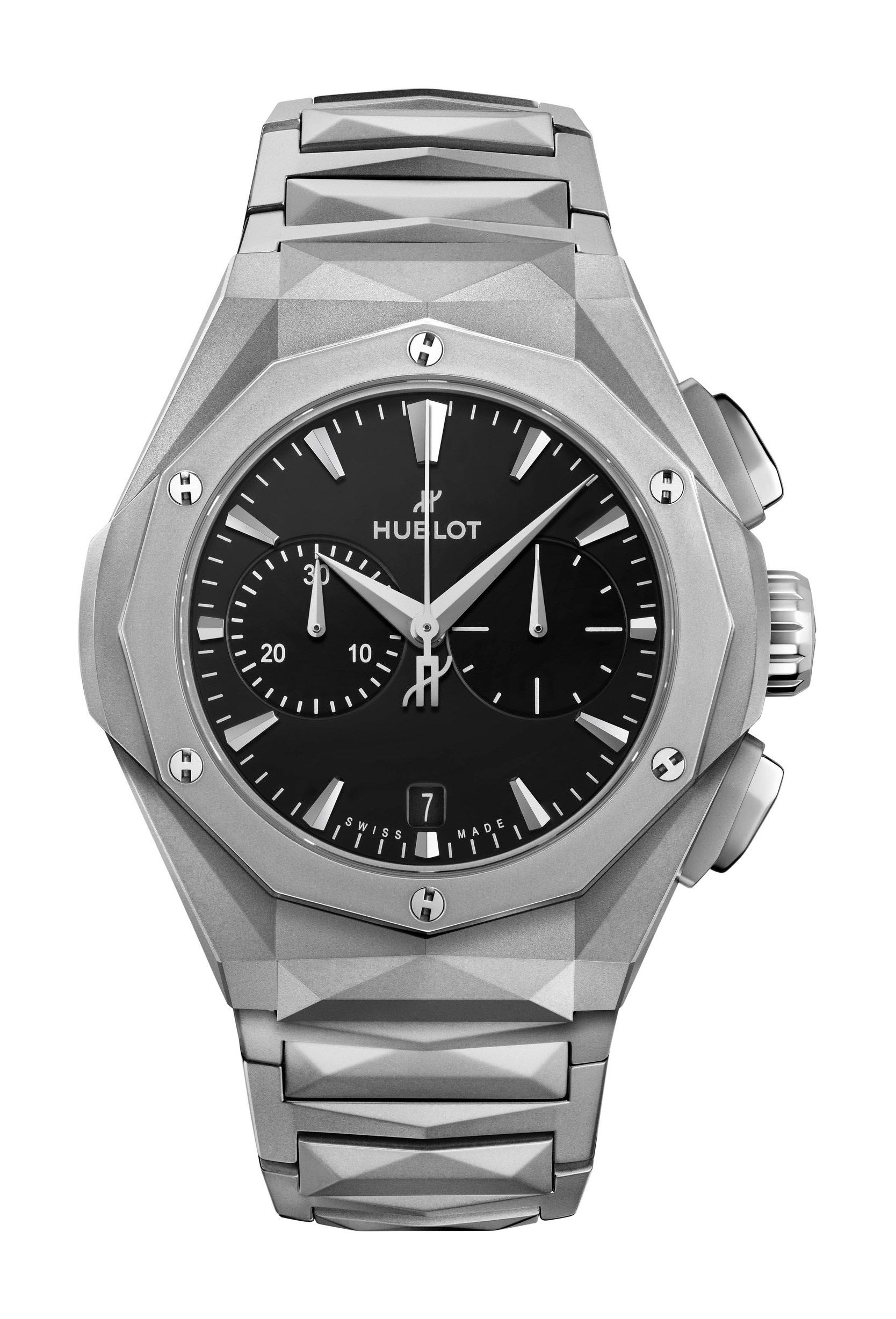 Hublot Classic Fusion Chronograph Orlinski luxury timepiece - detailed view