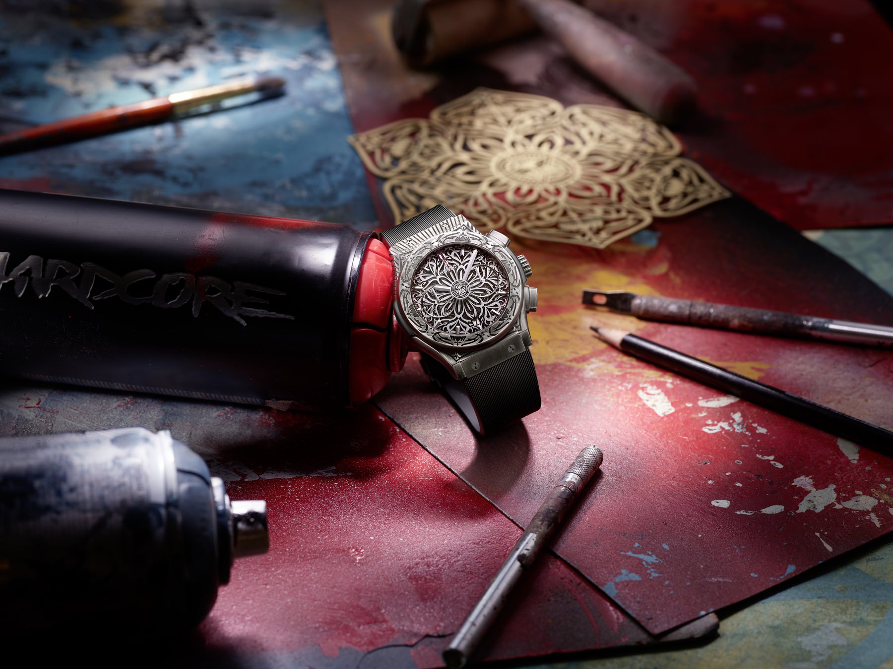 Hublot Classic Fusion Chronograph Shepard Fairey - View 3