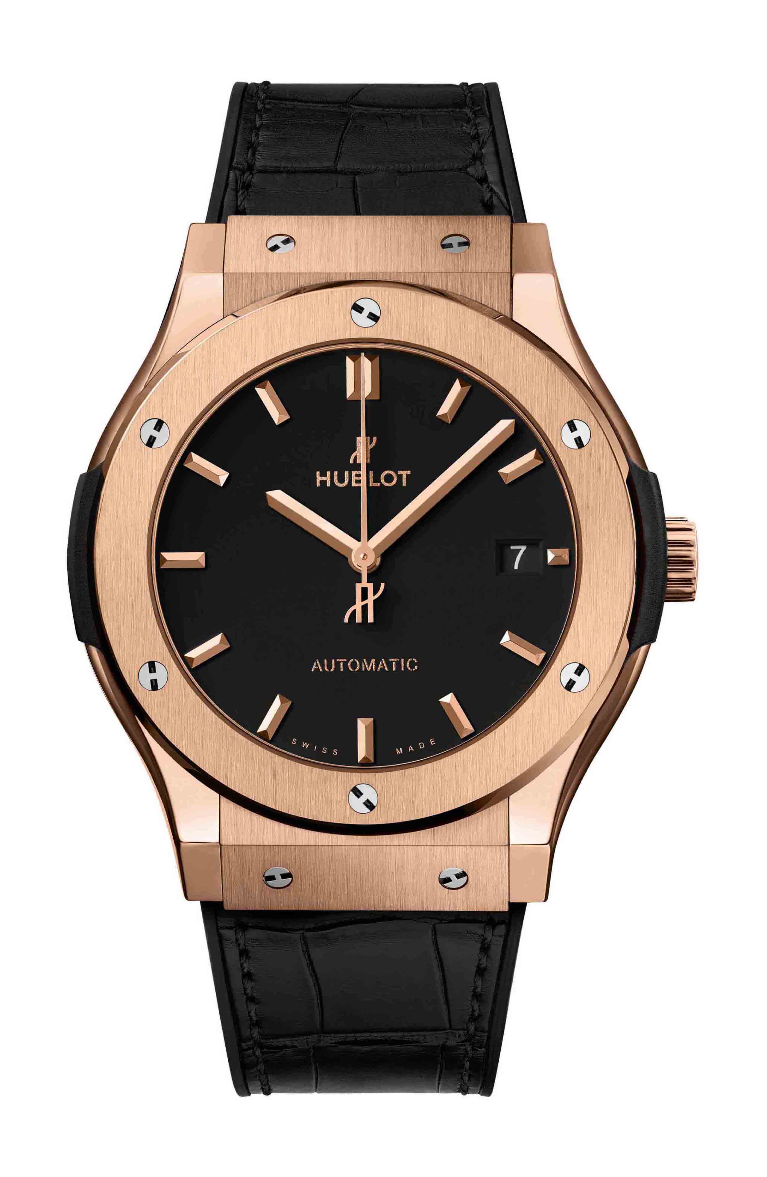 Hublot Classic Fusion King Gold luxury timepiece - detailed view