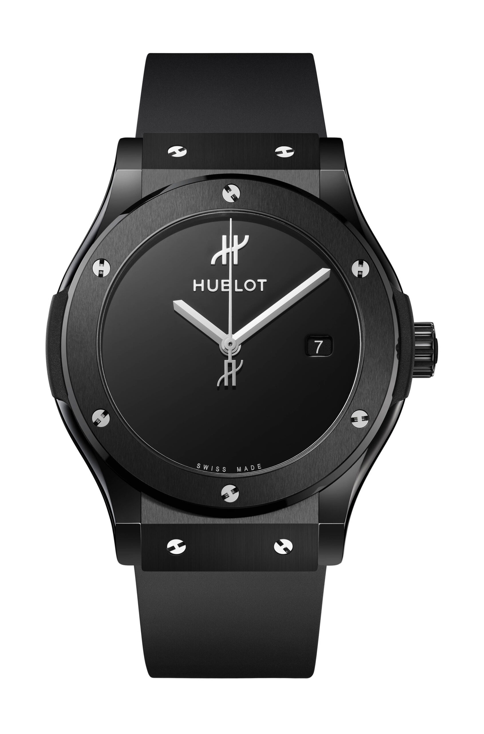 Hublot Classic Fusion Original Black Magic luxury timepiece - detailed view