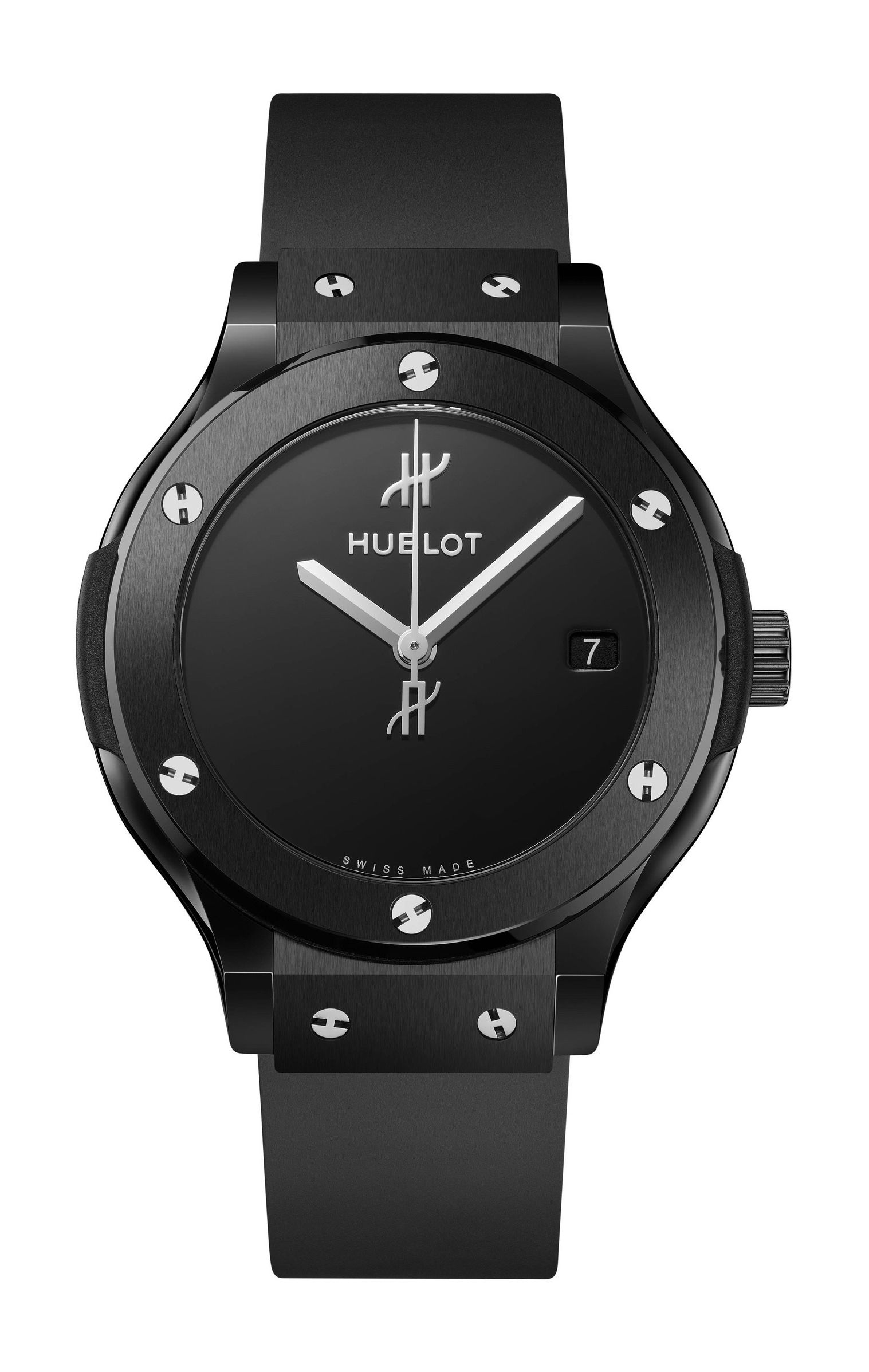Hublot Classic Fusion Original Black Magic luxury timepiece - detailed view