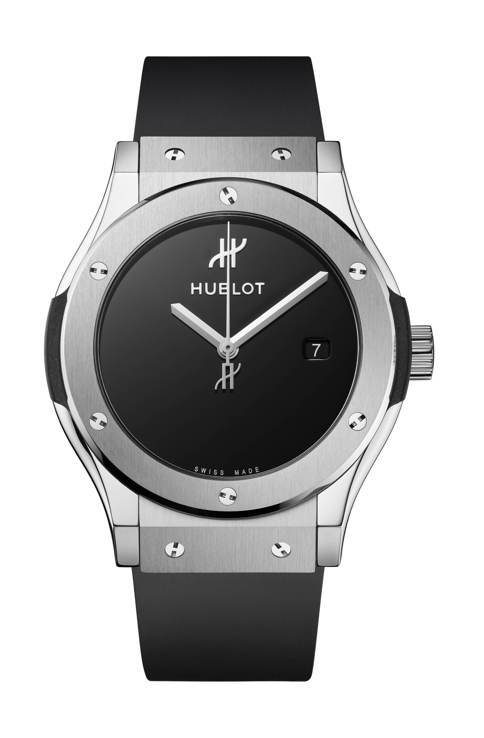 Hublot Classic Fusion Original Titanium luxury timepiece - detailed view