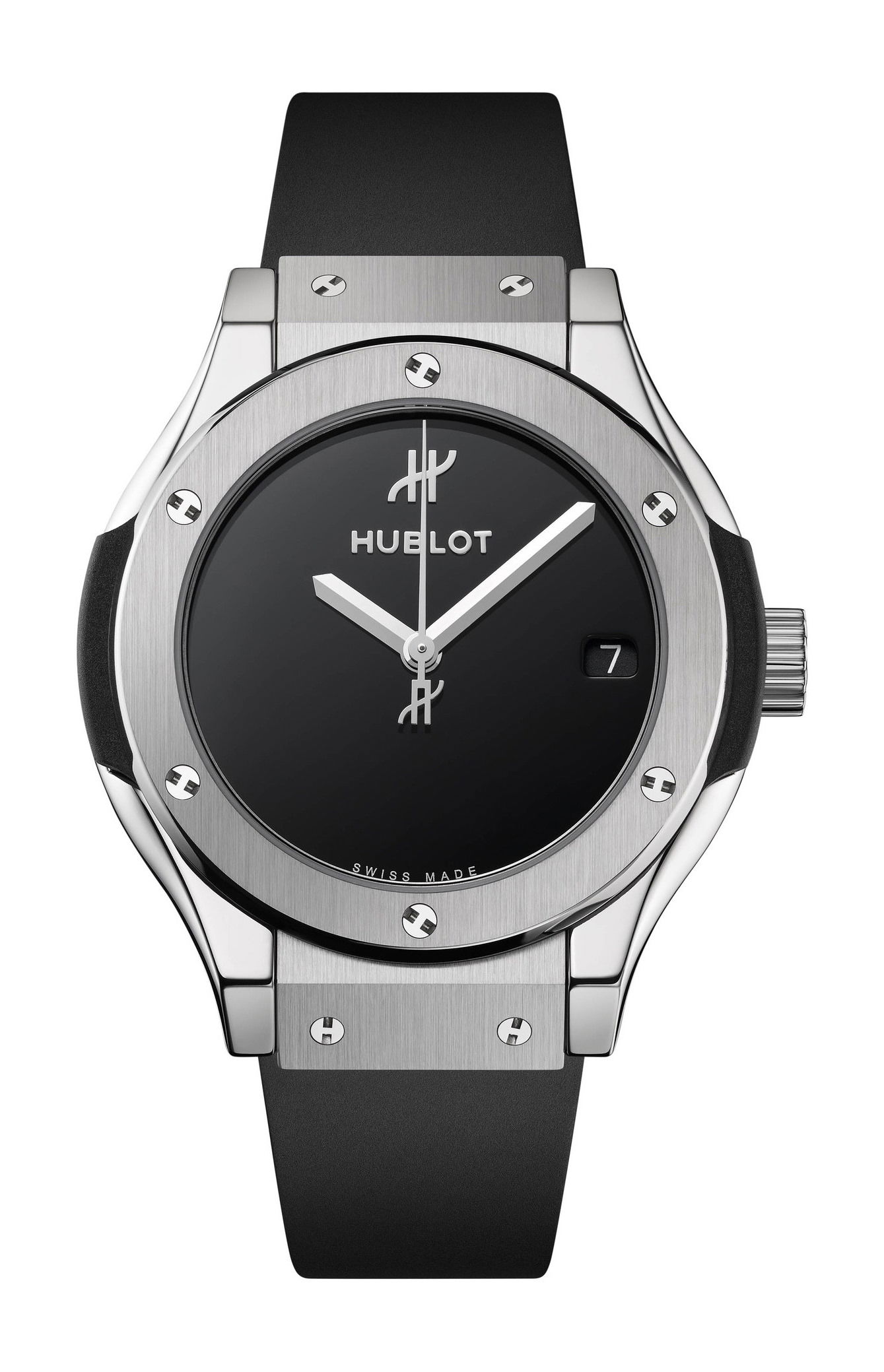 Hublot Classic Fusion Original Titanium luxury timepiece - detailed view
