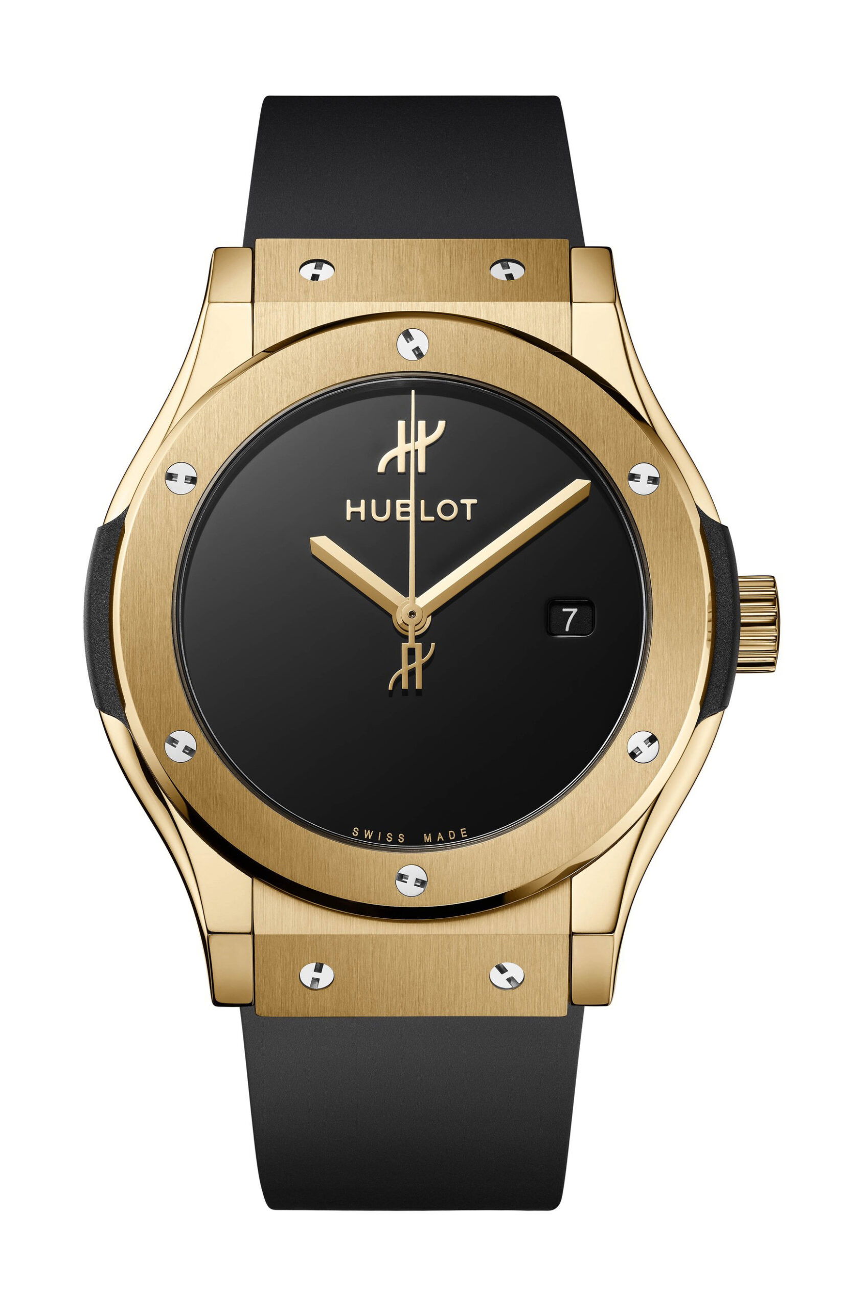Hublot Classic Fusion Original Yellow Gold luxury timepiece - detailed view
