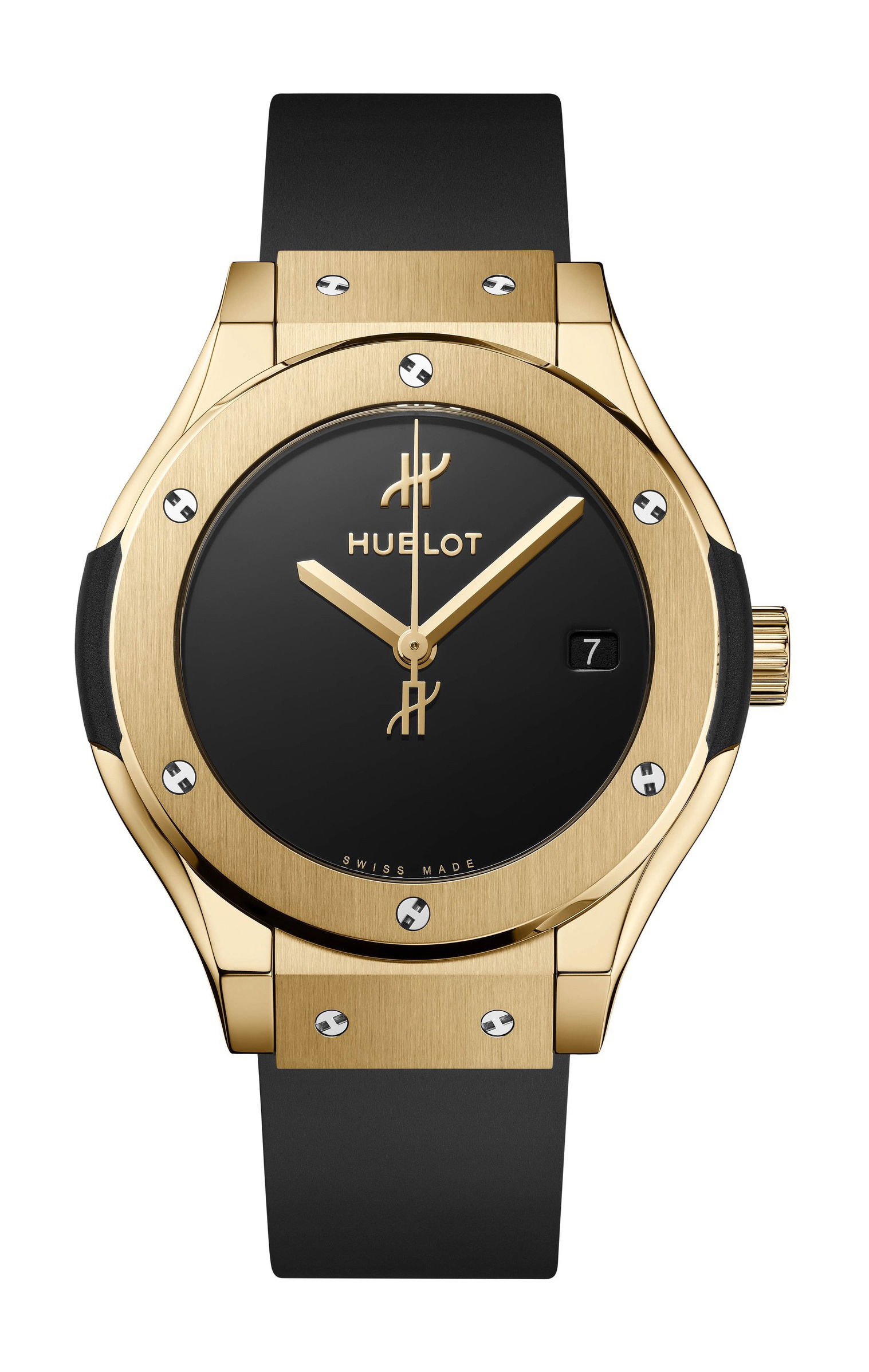 Hublot Classic Fusion Original Yellow Gold luxury timepiece - detailed view