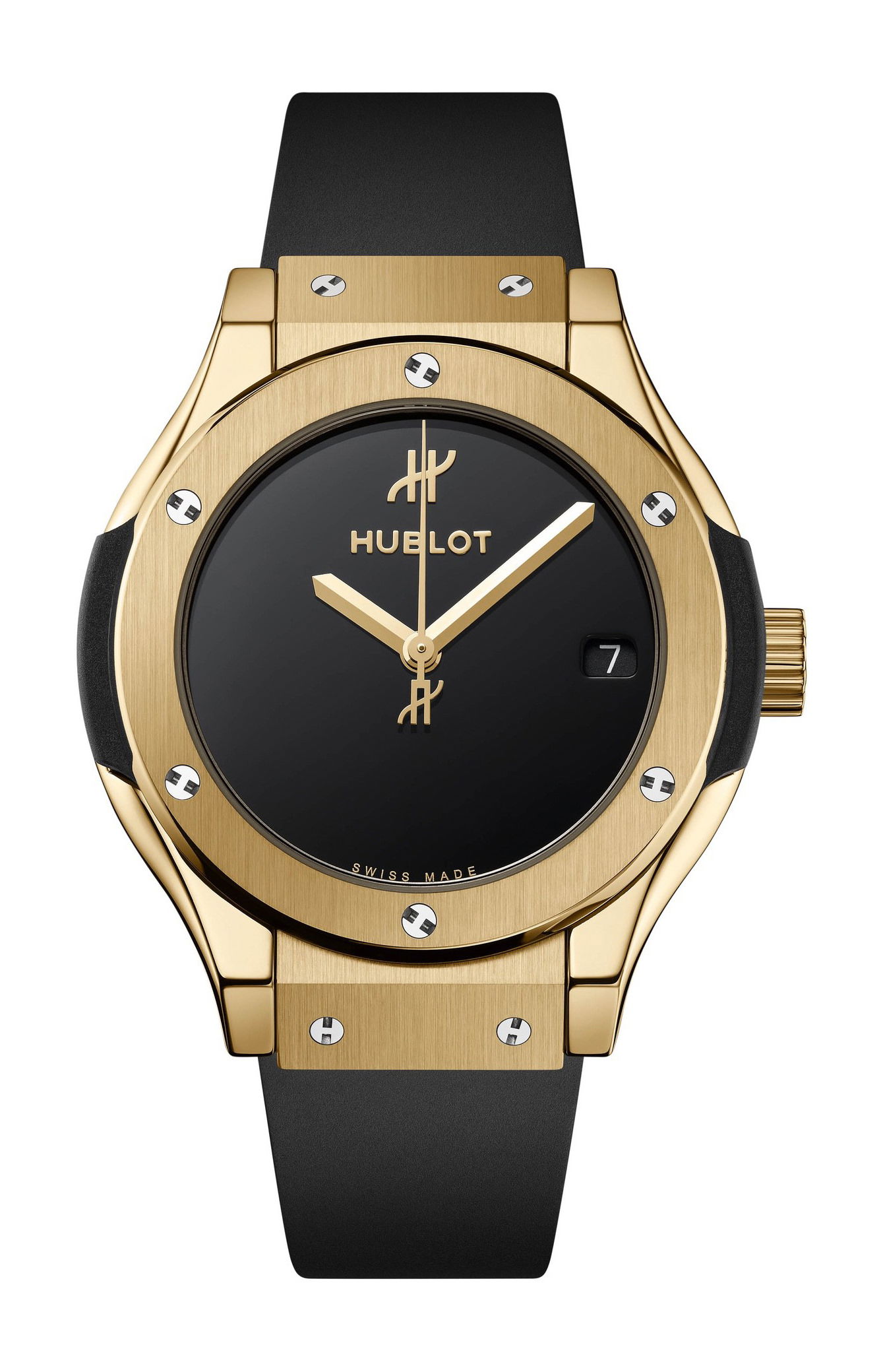 Hublot Classic Fusion Original Yellow Gold luxury timepiece - detailed view