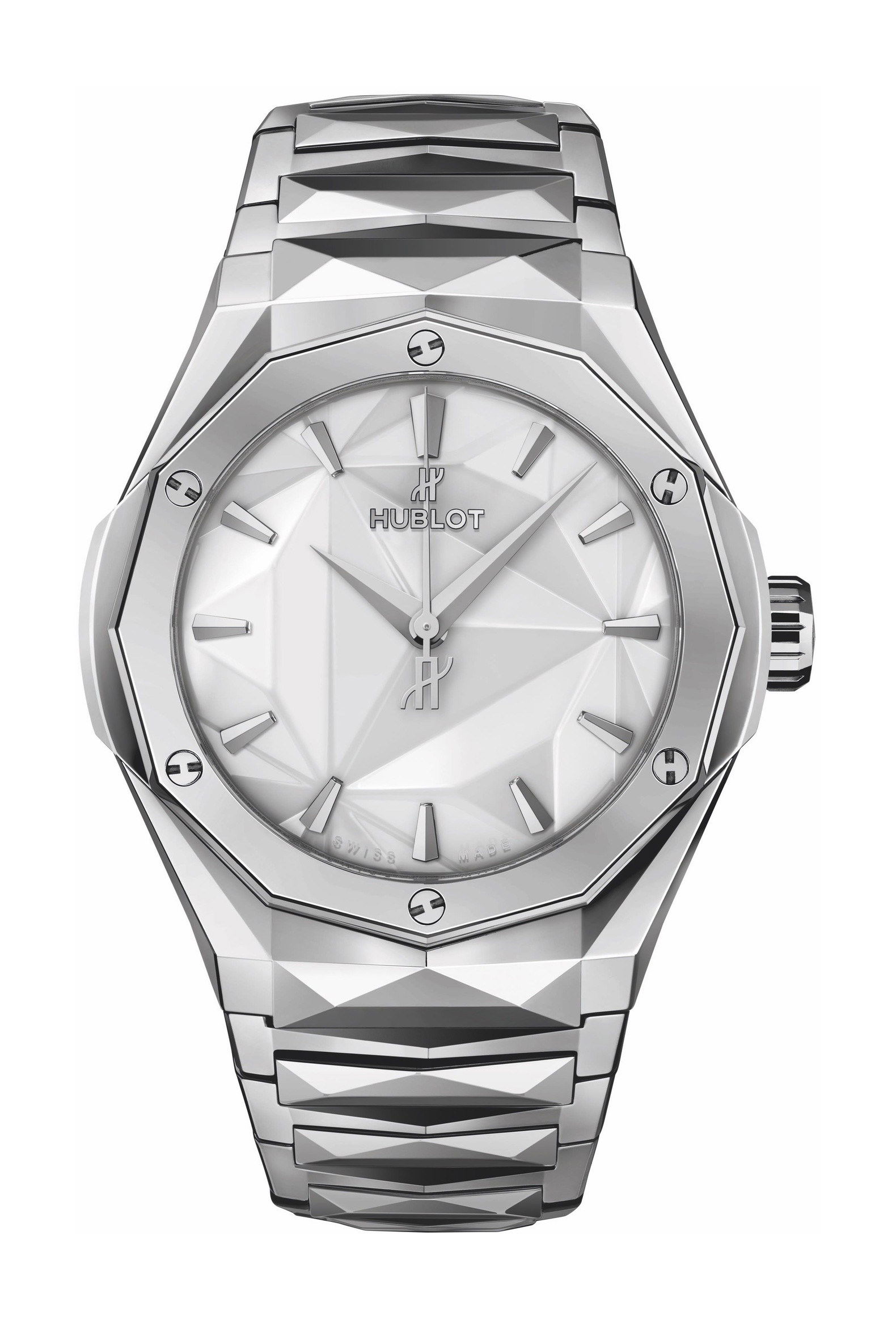 Hublot Classic Fusion Orlinski Bracelet Titanium luxury timepiece - detailed view