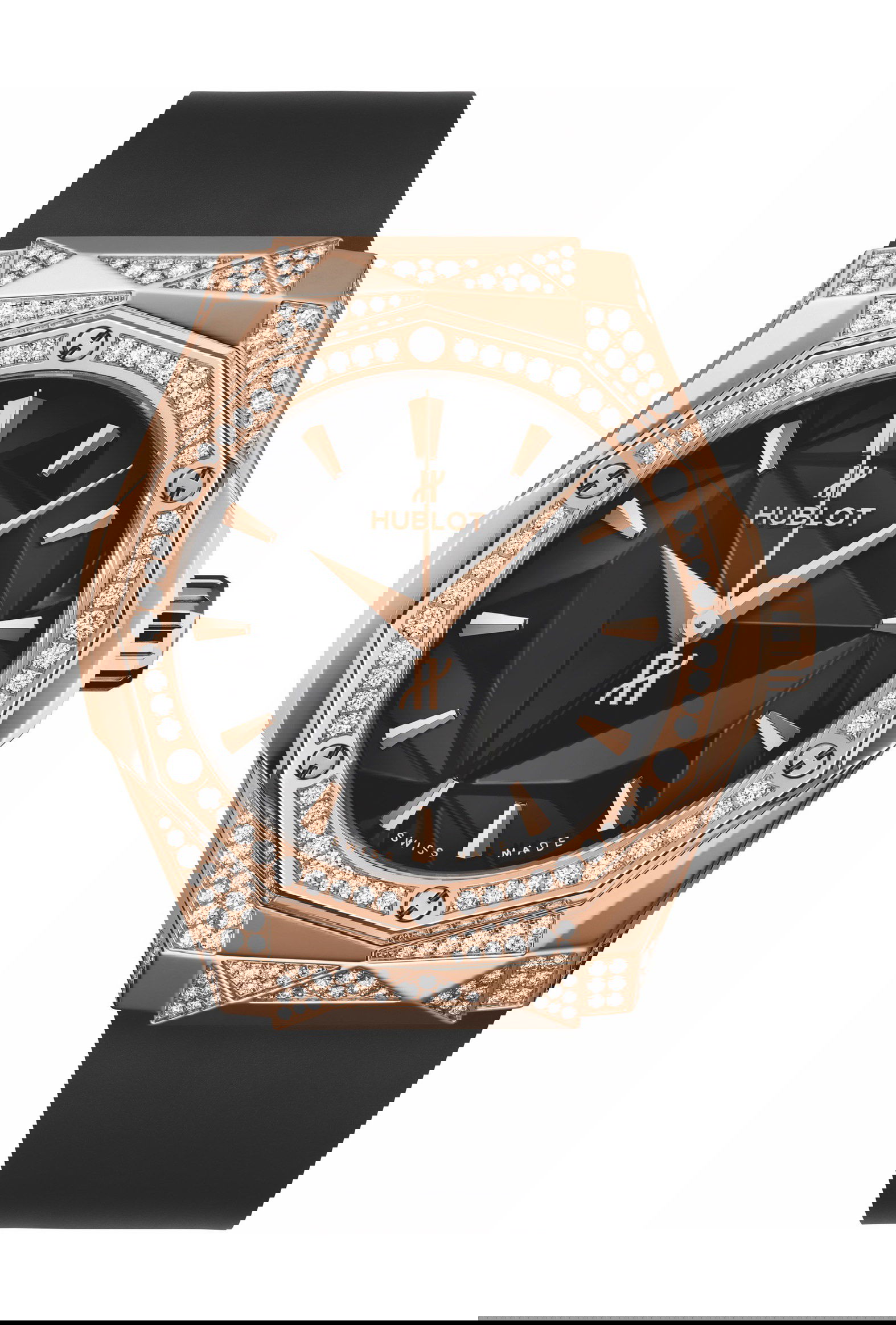 Hublot Classic Fusion Orlinski King Gold Alternative Pavé luxury timepiece - detailed view