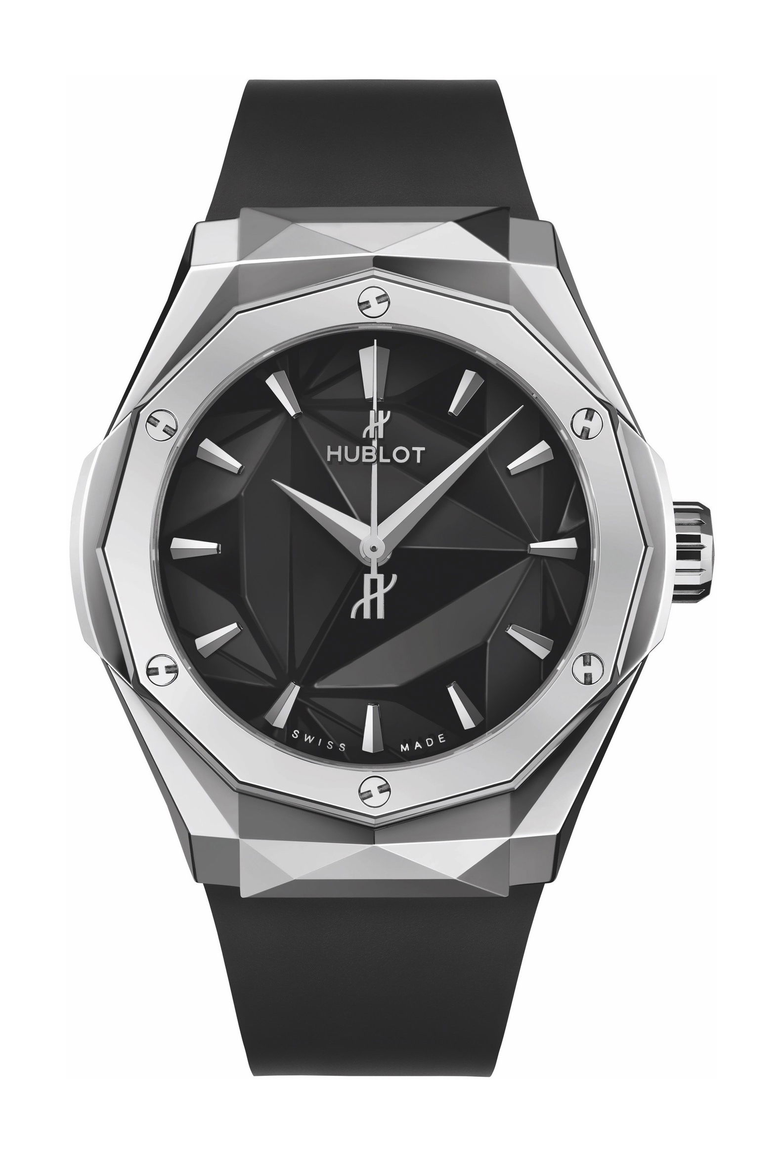 Hublot Classic Fusion Orlinski Titanium luxury timepiece - detailed view