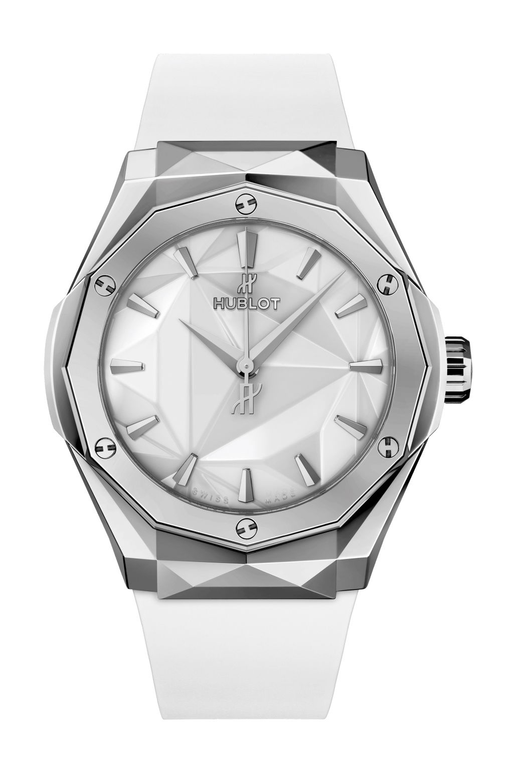 Hublot Classic Fusion Orlinski Titanium White luxury timepiece - detailed view