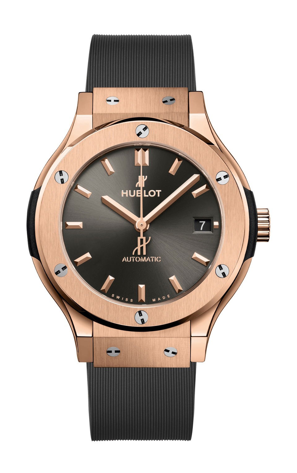 Hublot Classic Fusion Racing Grey King Gold luxury timepiece - detailed view