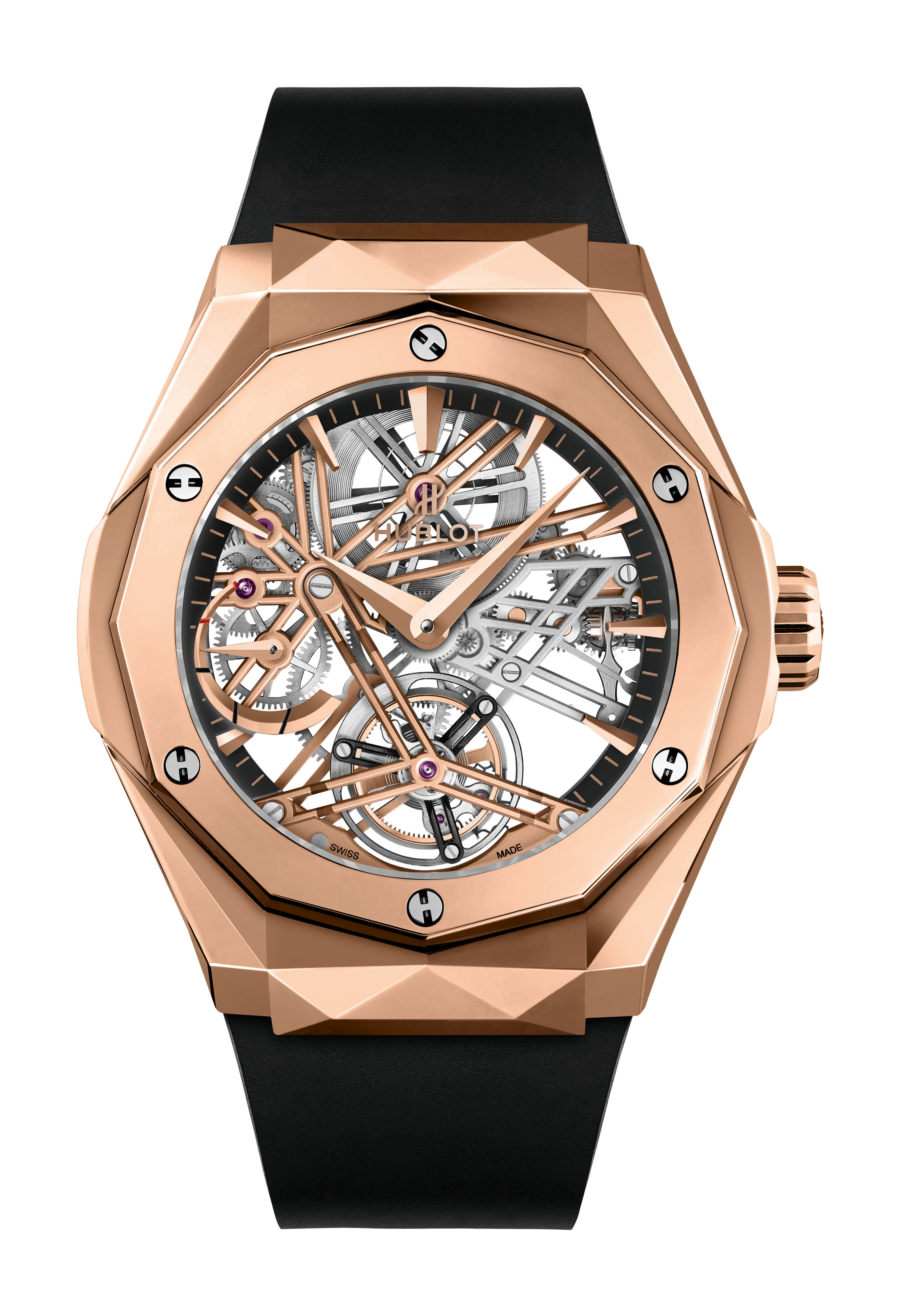 Hublot Classic Fusion Tourbillon Power Reserve 5 days Orlinski King Gold luxury timepiece - detailed view