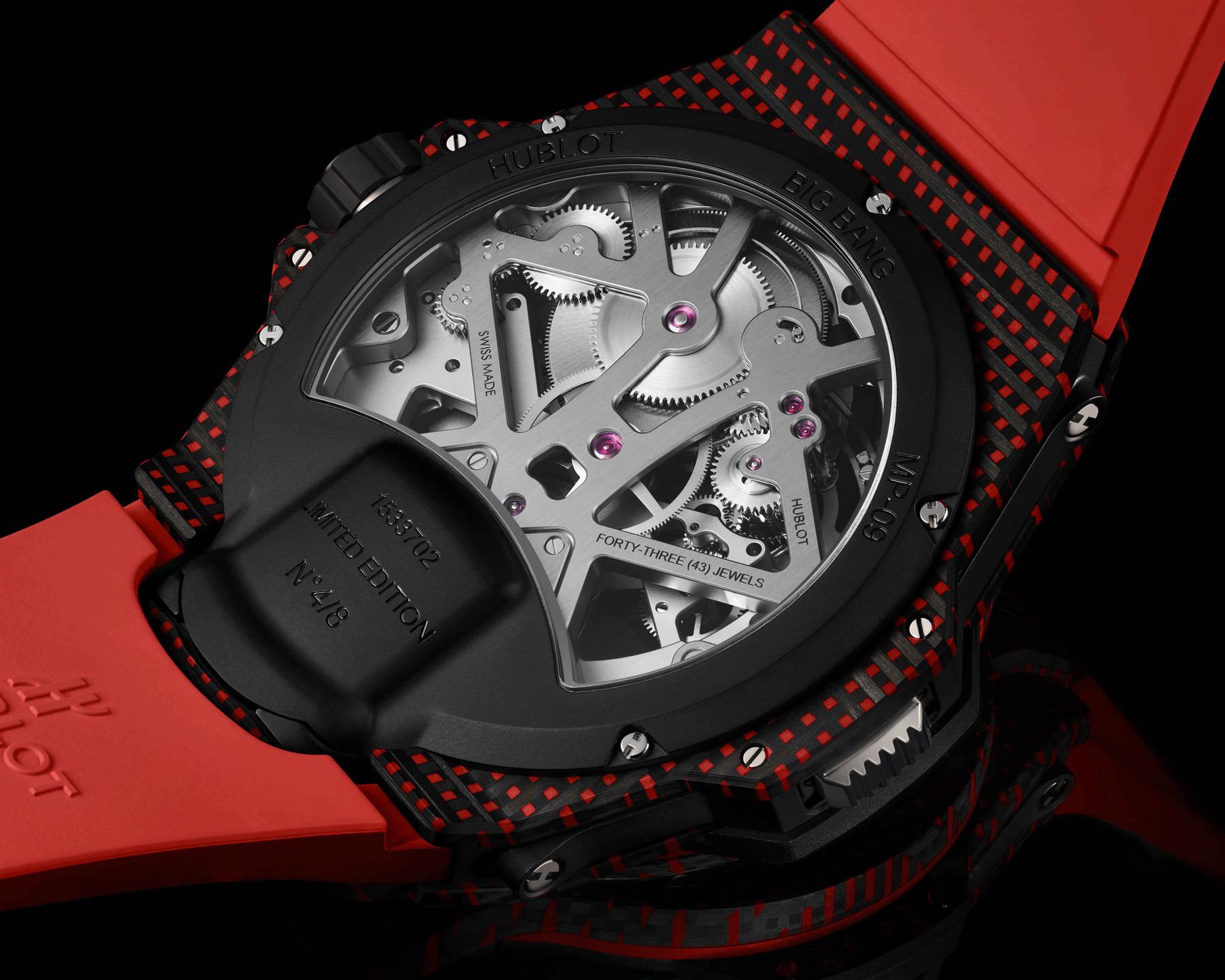 Hublot MP-09 Tourbillon Bi-Axis 5 Days Power Reserve 3D Carbone - View 3