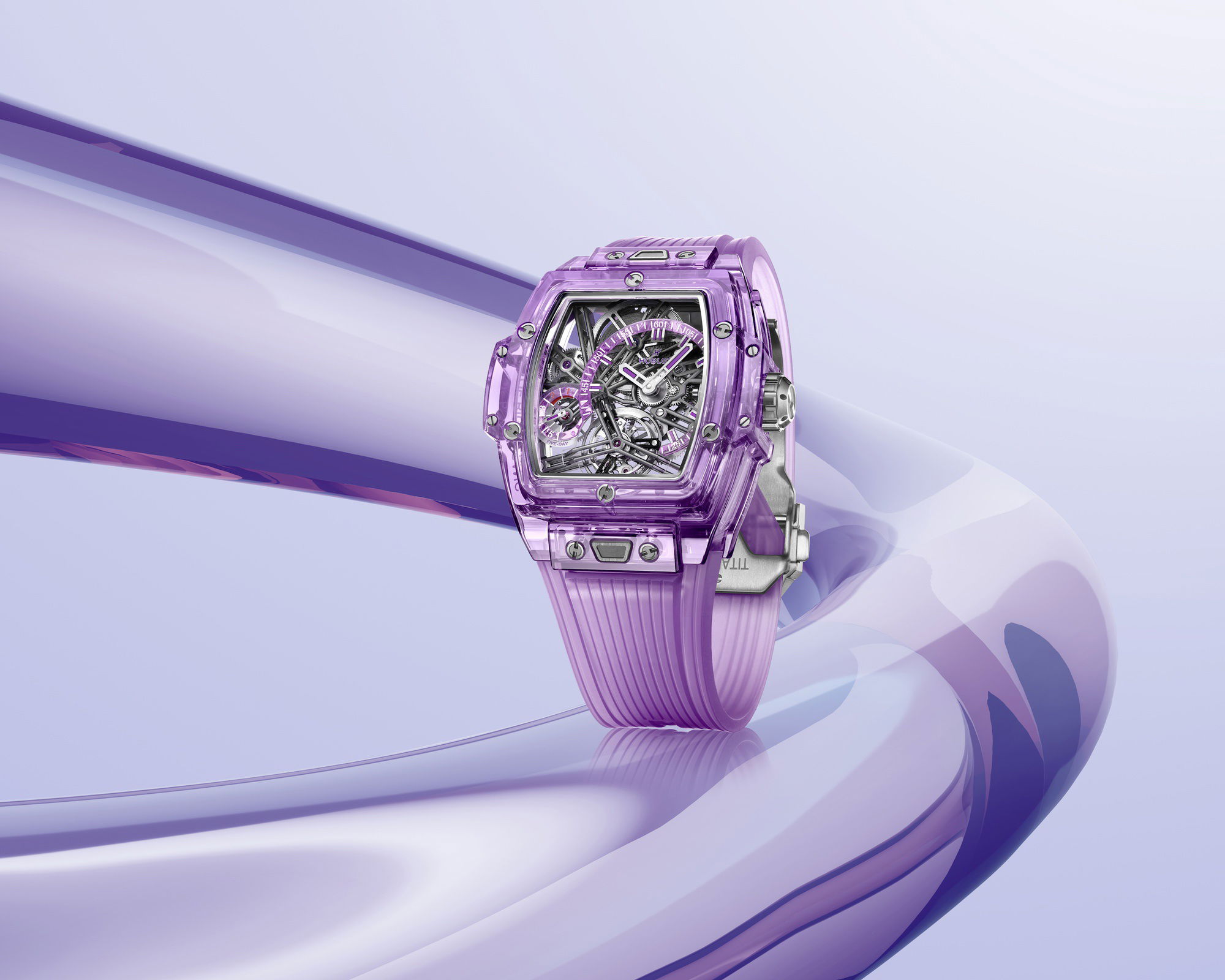 Hublot Spirit of Big Bang 5-Day Power Reserve Purple Sapphire - View 2