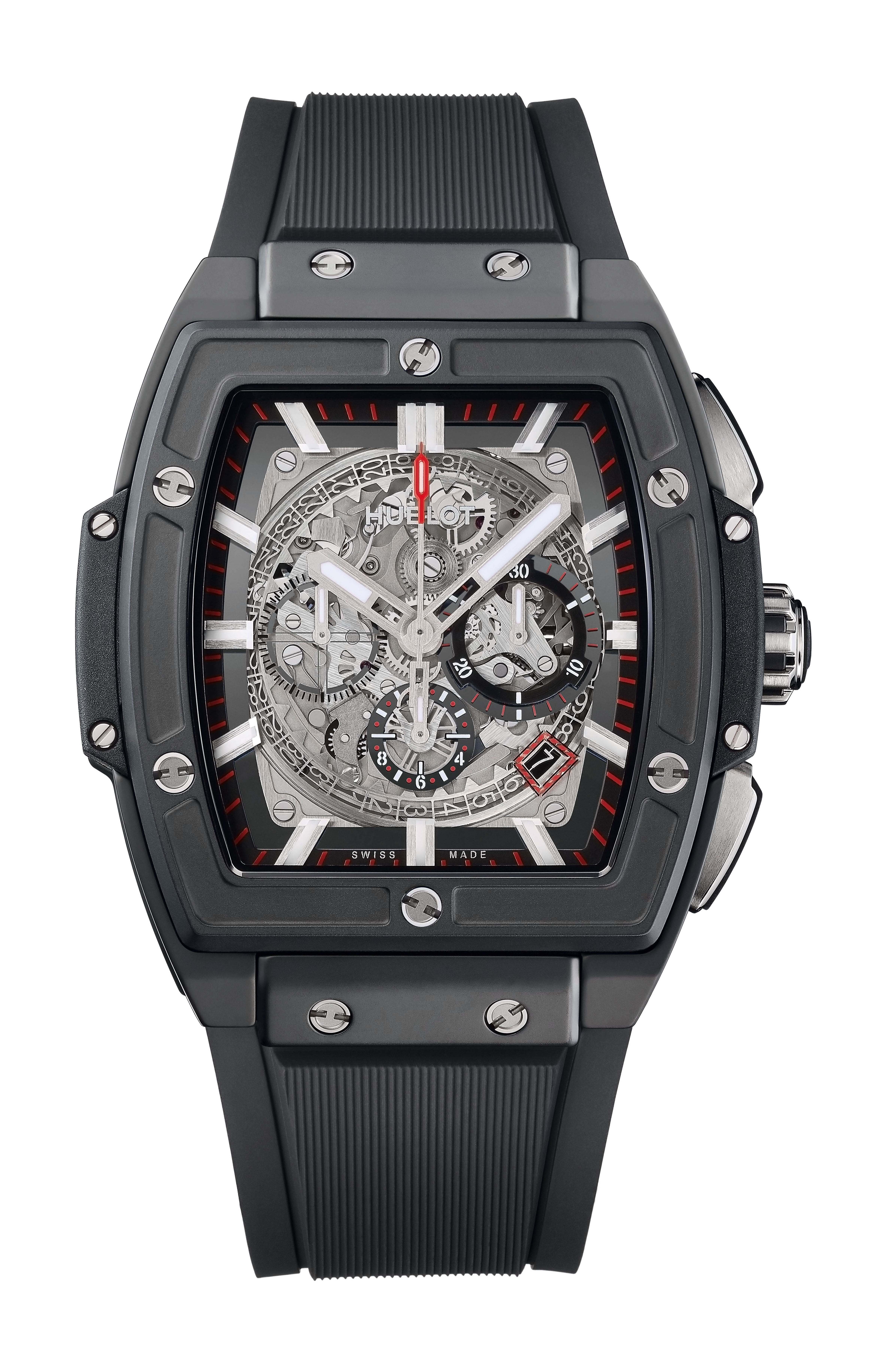 Hublot Spirit of Big Bang Black Magic luxury timepiece - detailed view