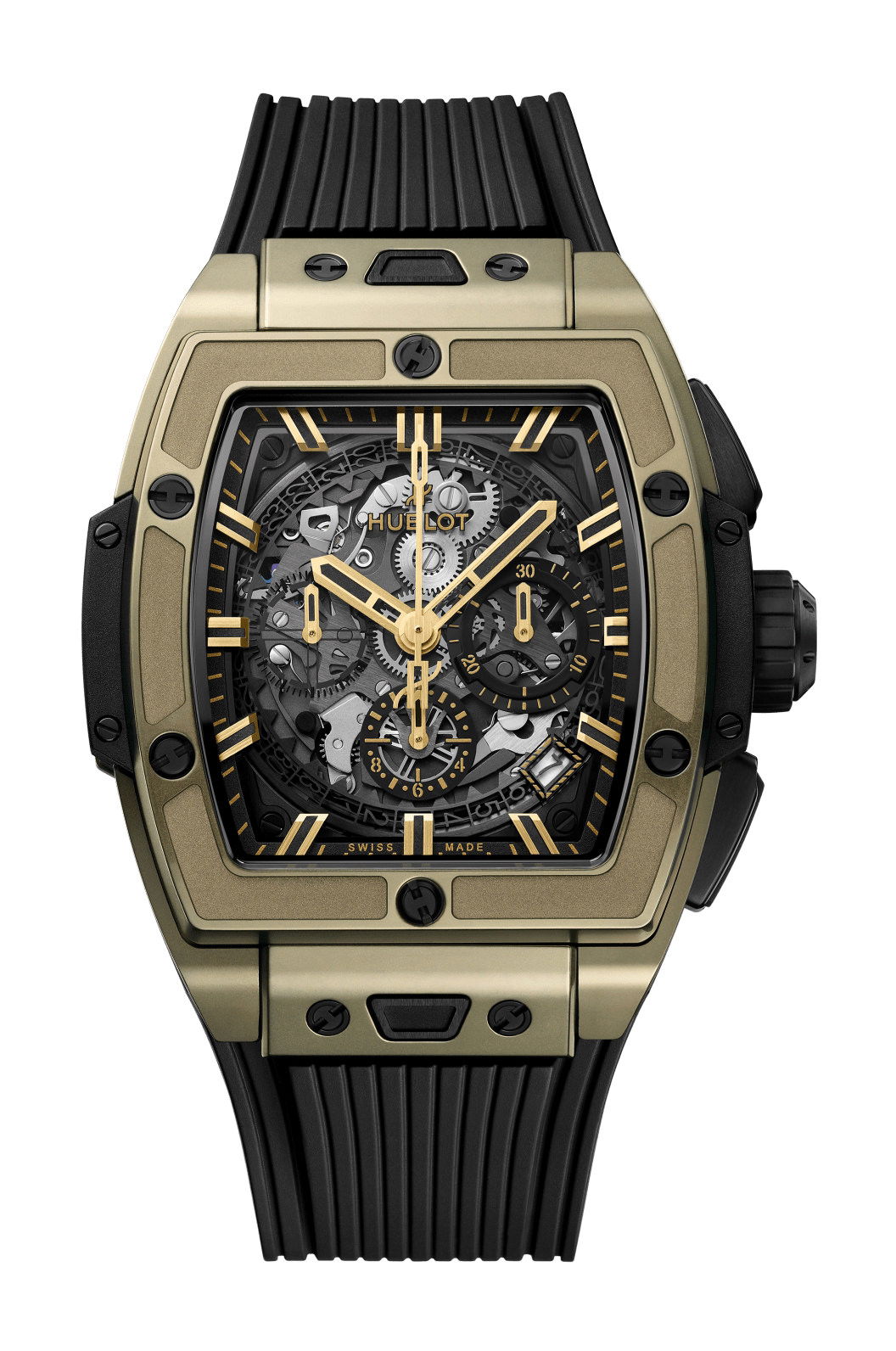 Hublot Spirit of Big Bang Full Magic Gold luxury timepiece - detailed view