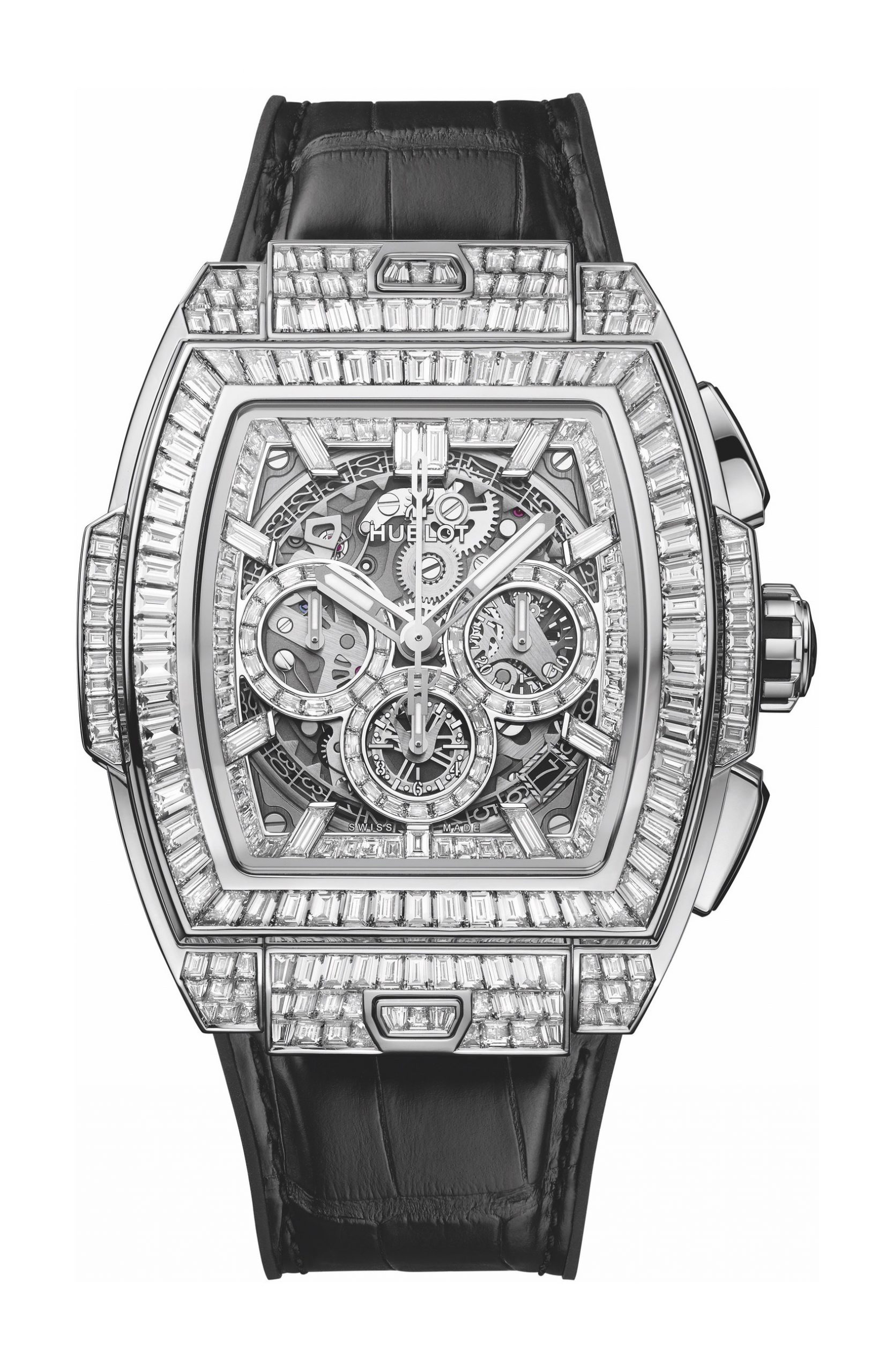 Hublot Spirit of Big Bang High Jewellery luxury timepiece - detailed view