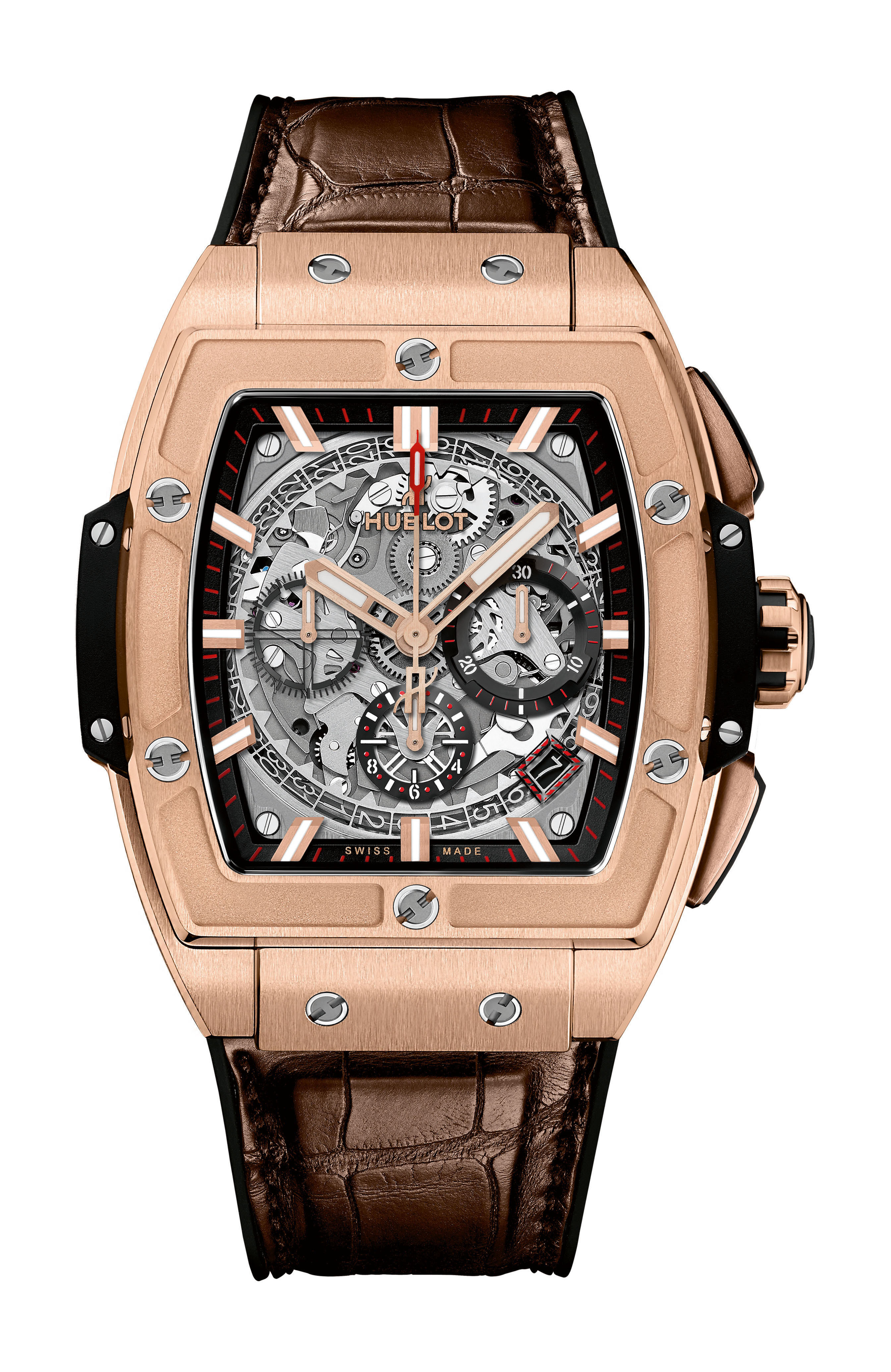 Hublot Spirit Of Big Bang King Gold luxury timepiece - detailed view