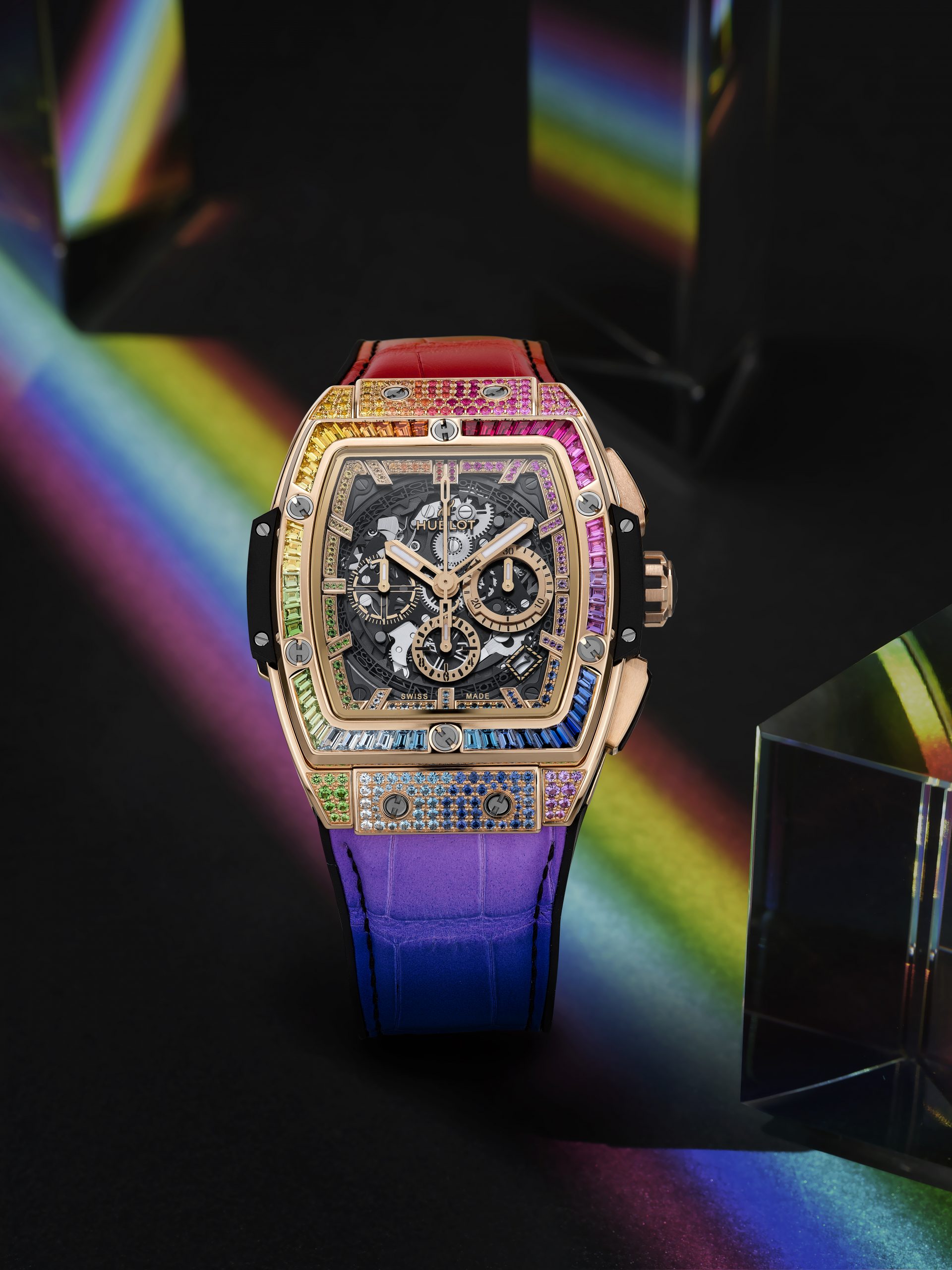 Hublot Spirit of Big Bang King Gold Rainbow - View 3
