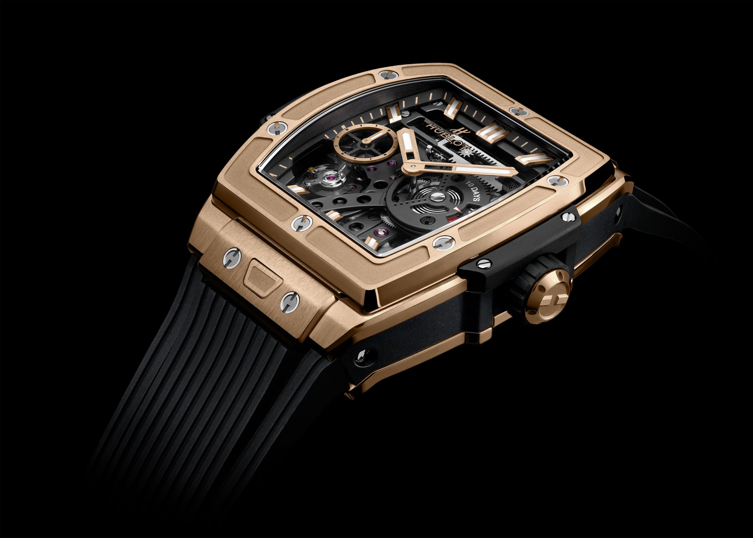 Hublot Spirit of Big Bang Meca-10 King Gold - View 3