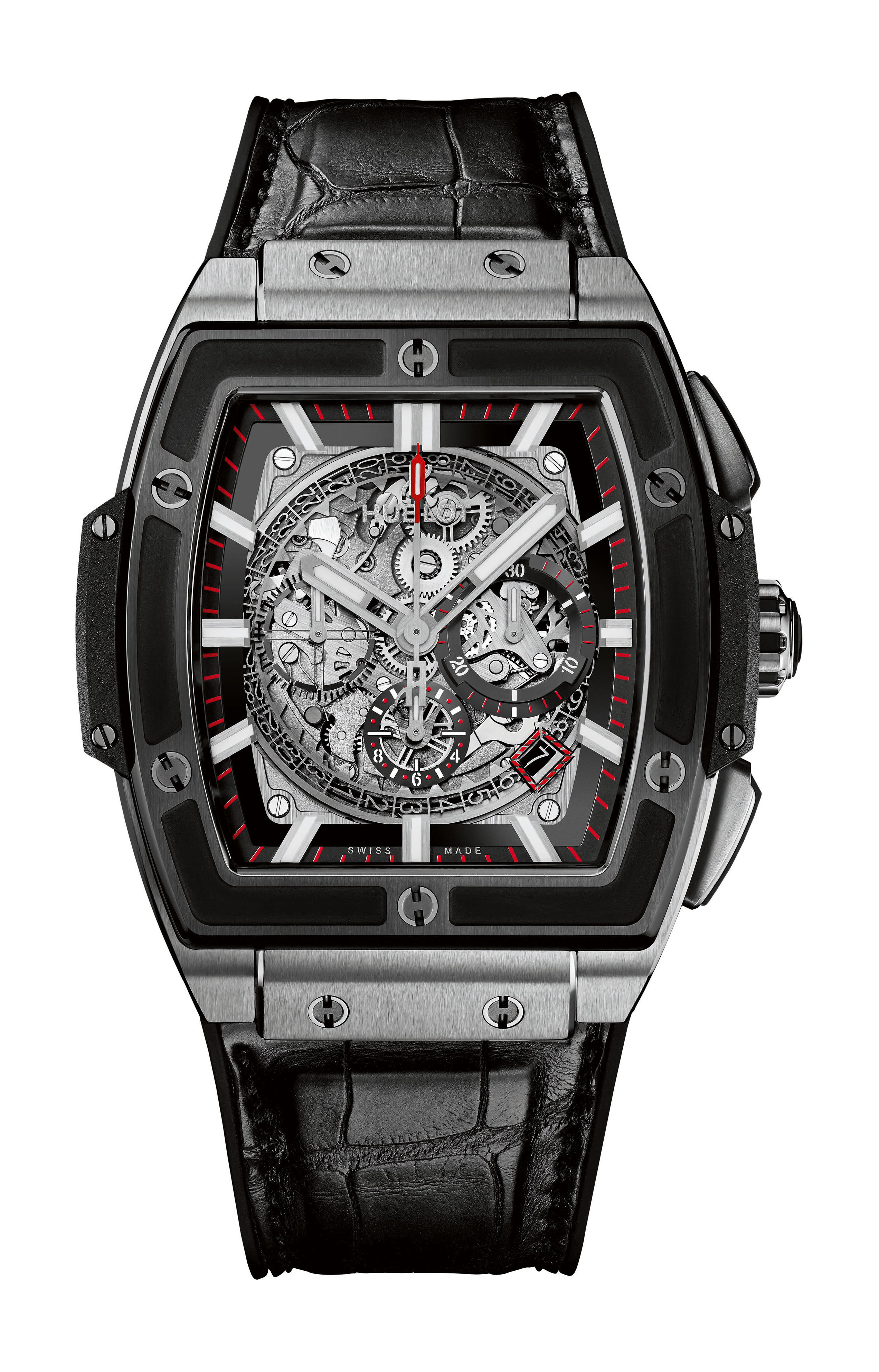 Hublot Spirit Of Big Bang Titanium Ceramic luxury timepiece - detailed view