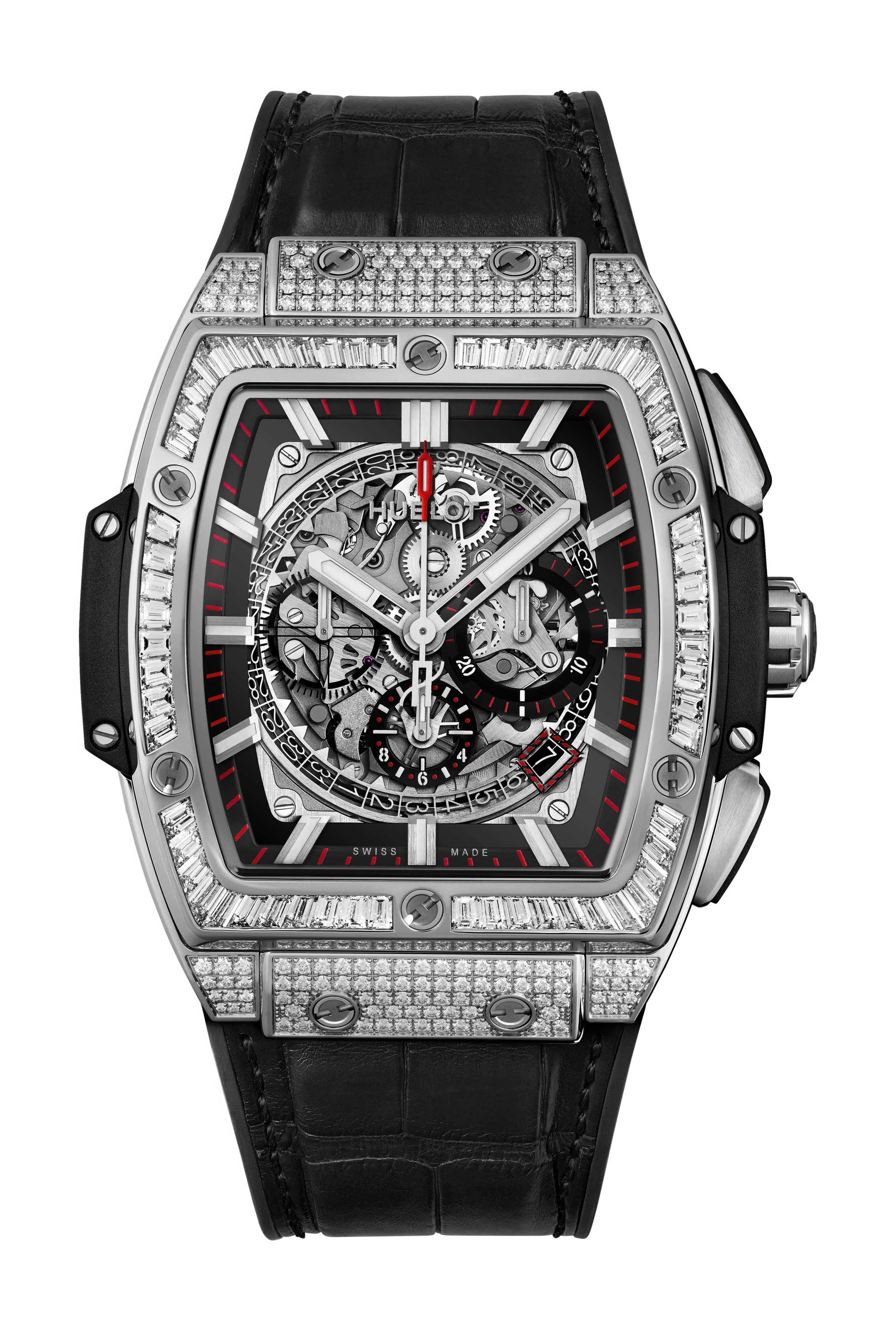 Hublot Spirit Of Big Bang Titanium Jewellery luxury timepiece - detailed view