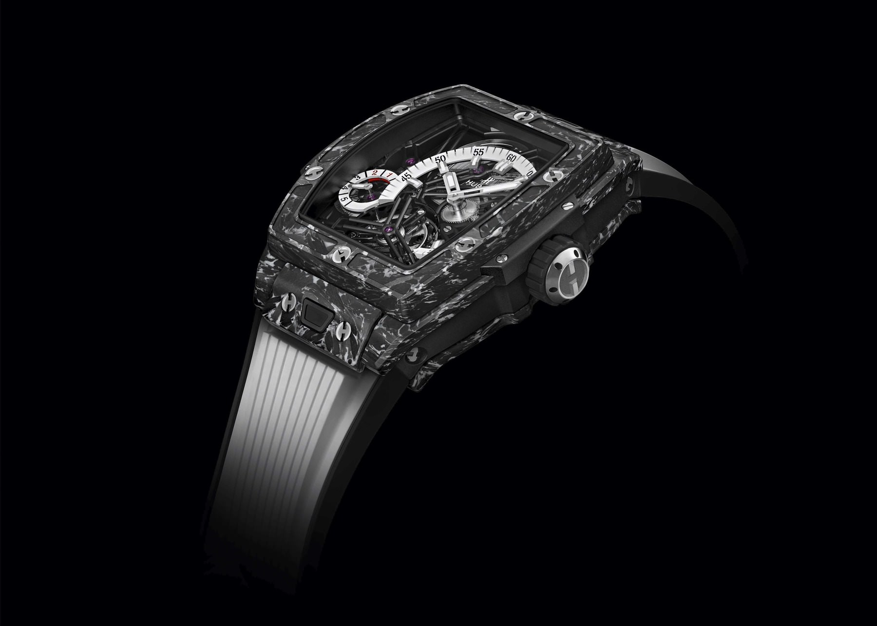 Hublot Spirit of Big Bang Tourbillon 5-Day Power Reserve Carbon White - View 3