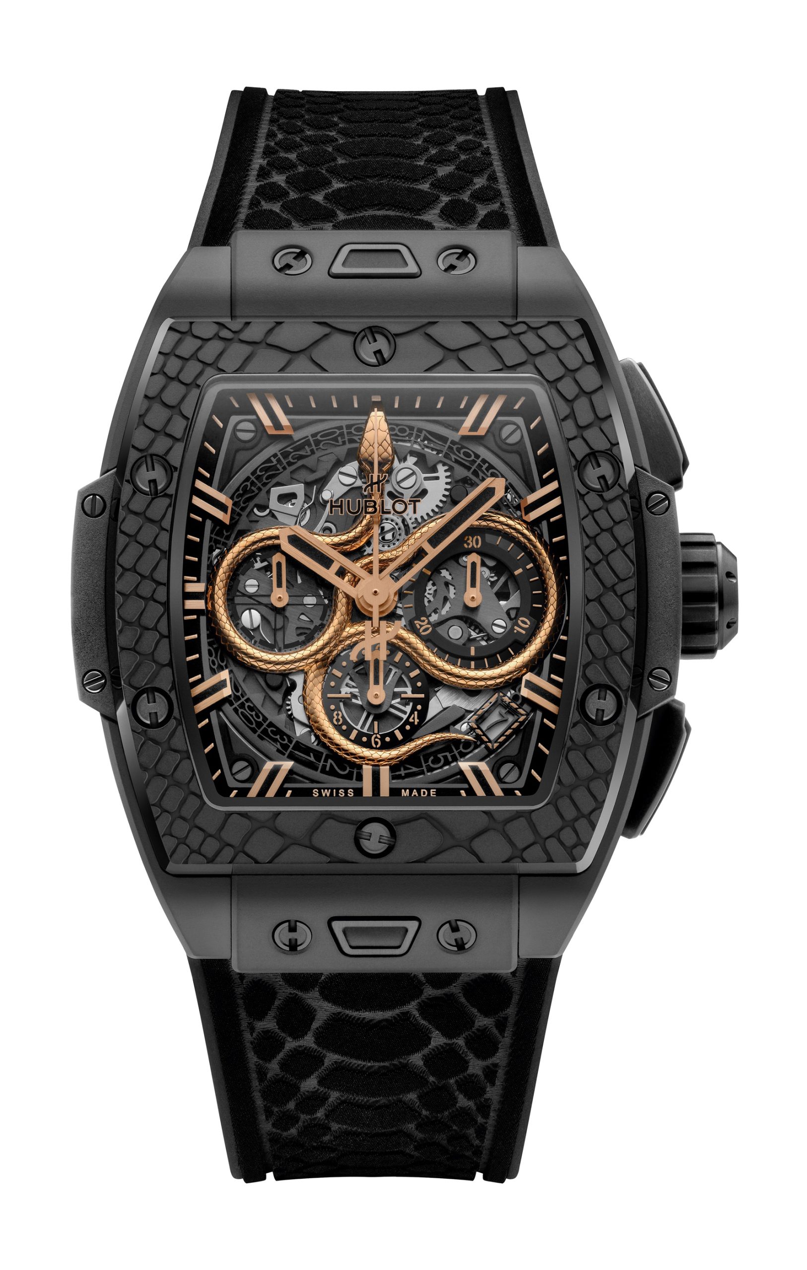 Hublot Spirit of Big Bang Year of the Snake luxury timepiece - detailed view
