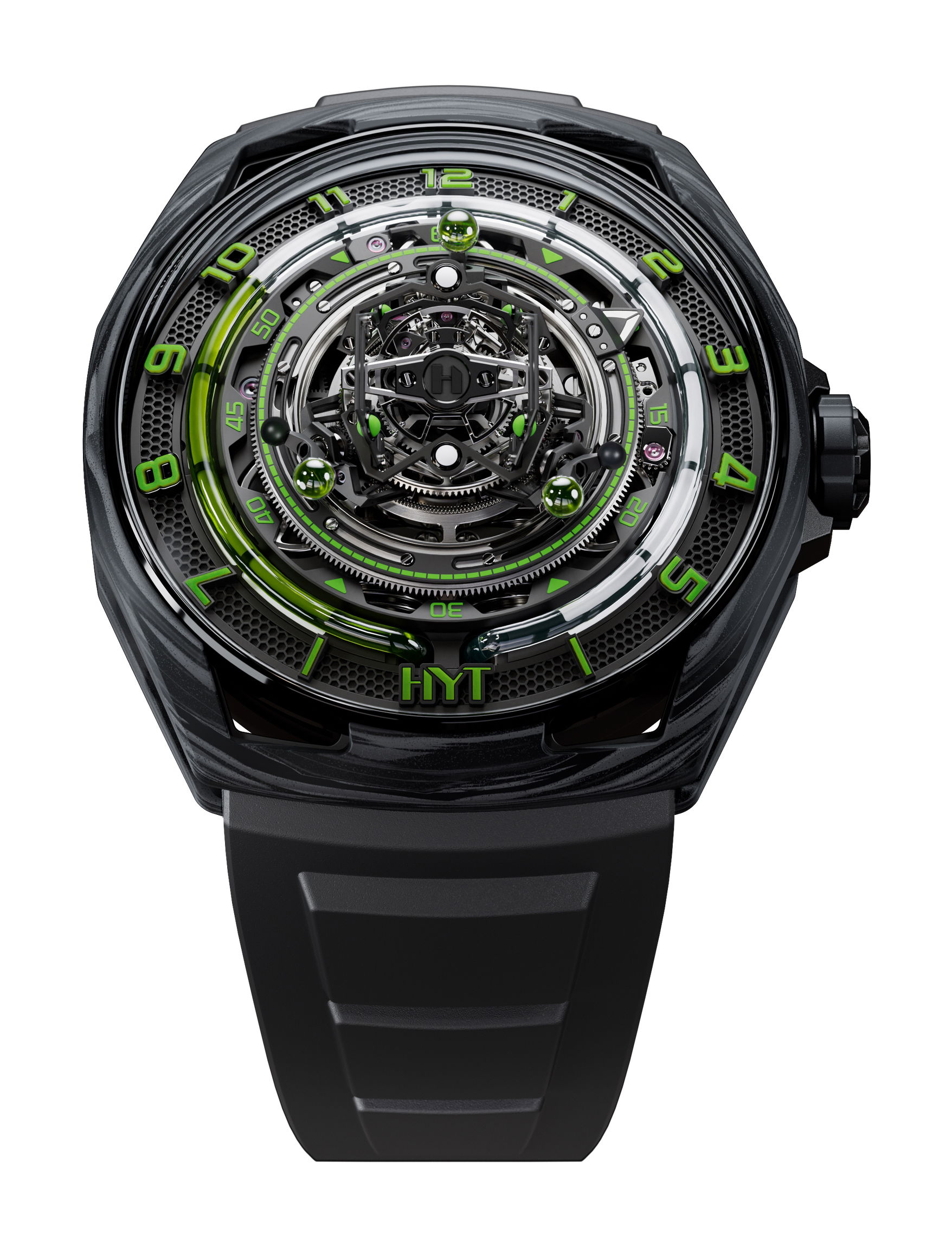 Hyt Conical Tourbillon Black Eklipse watch