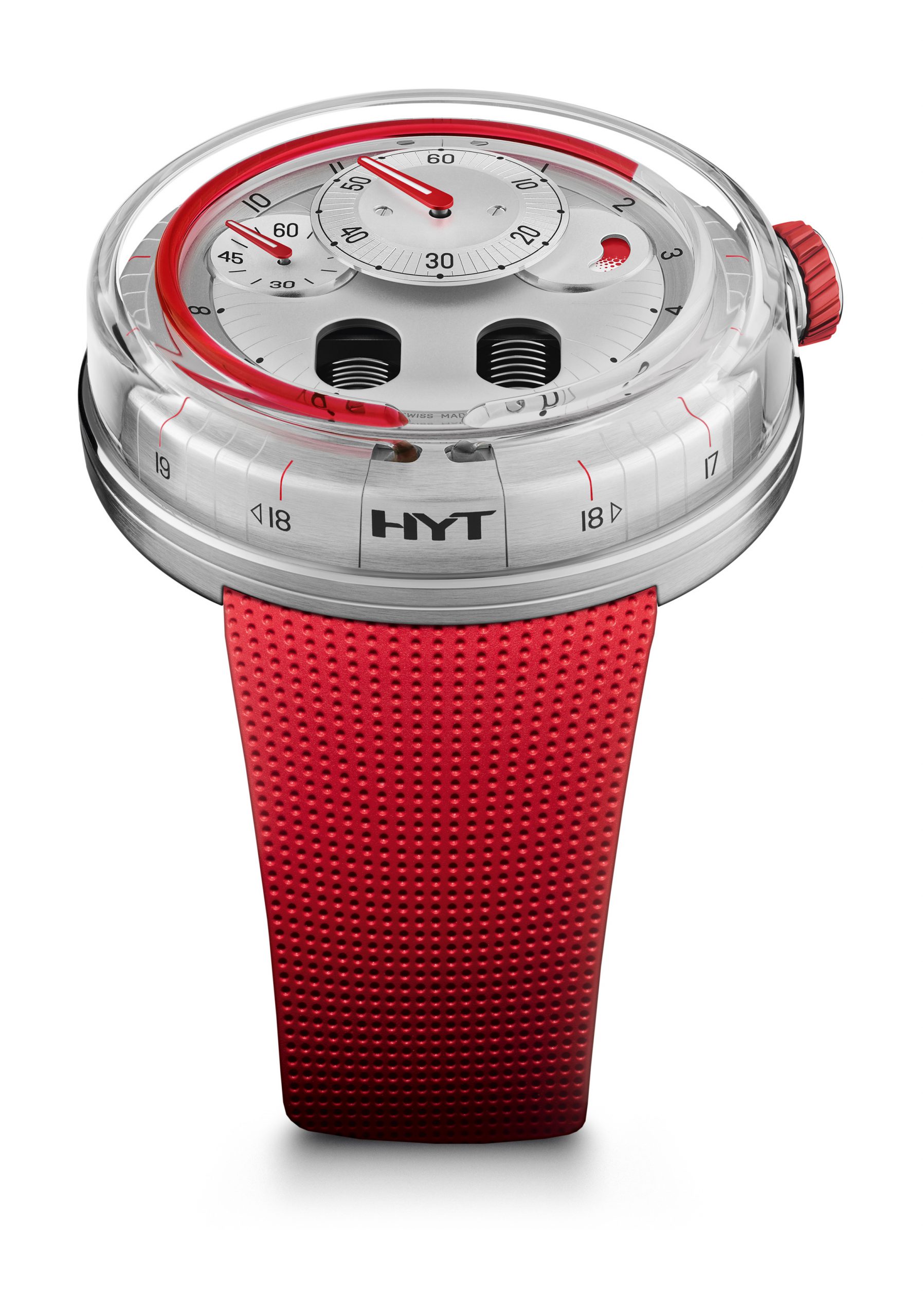 HYT H0 luxury timepiece - detailed view
