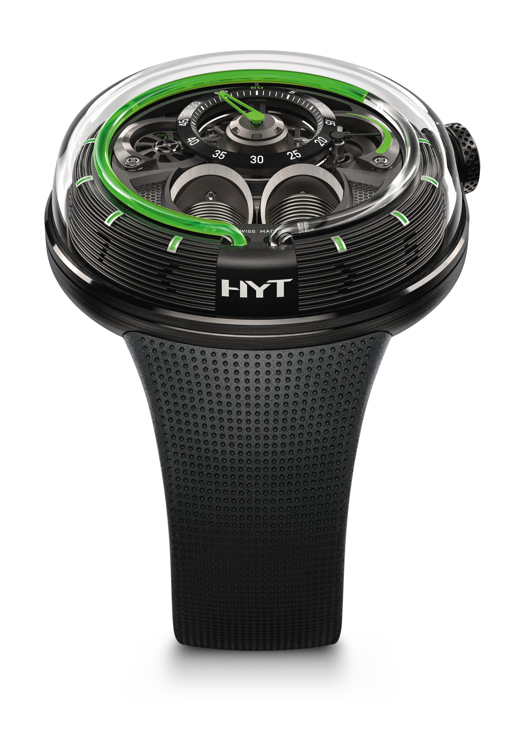 HYT H1.0 luxury timepiece - detailed view