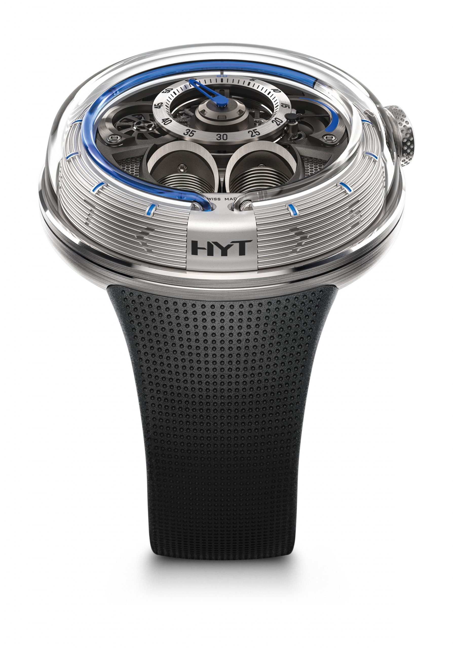 Hyt H1.0 Blue Fluid watch
