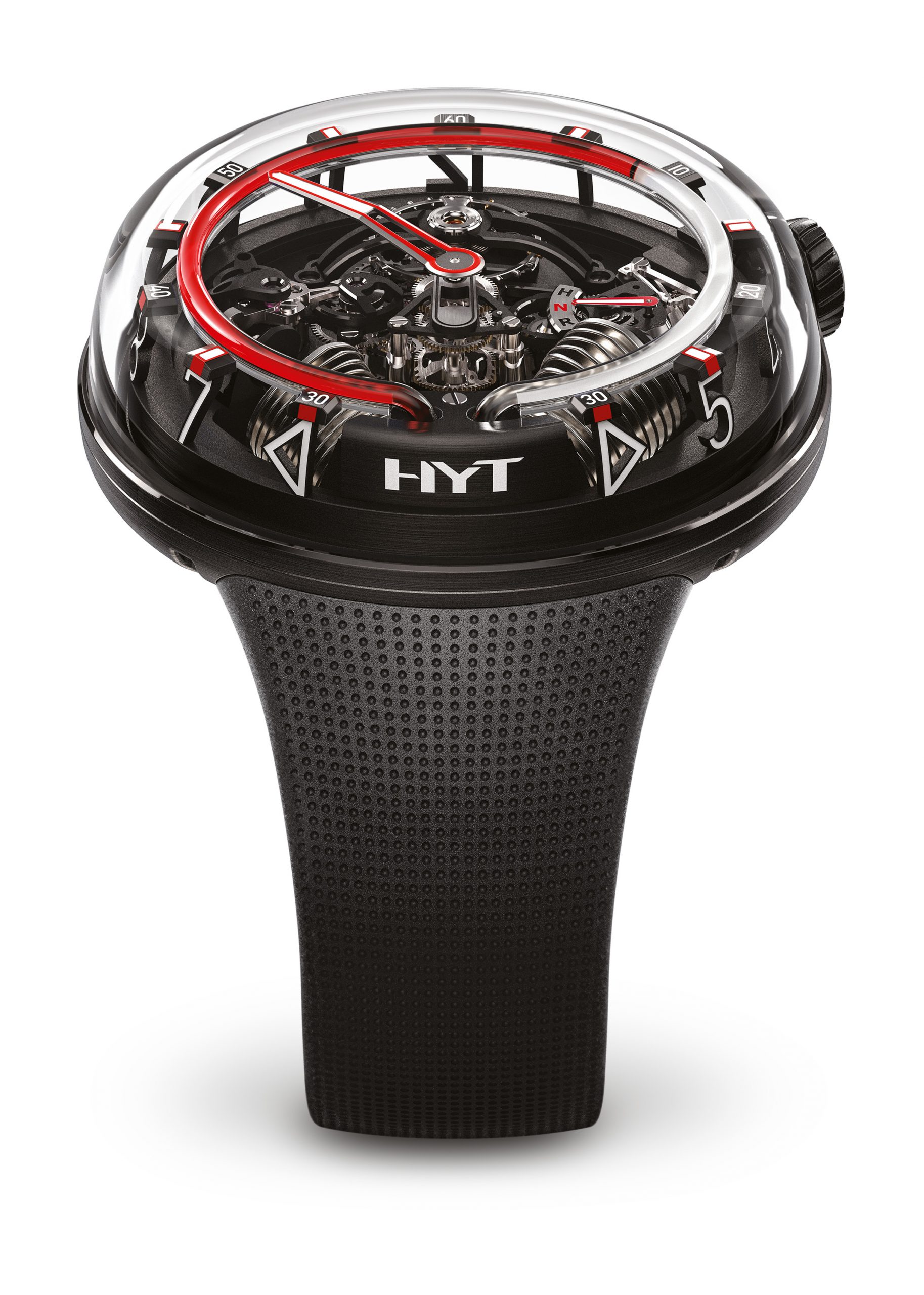 HYT H2.0 luxury timepiece - detailed view