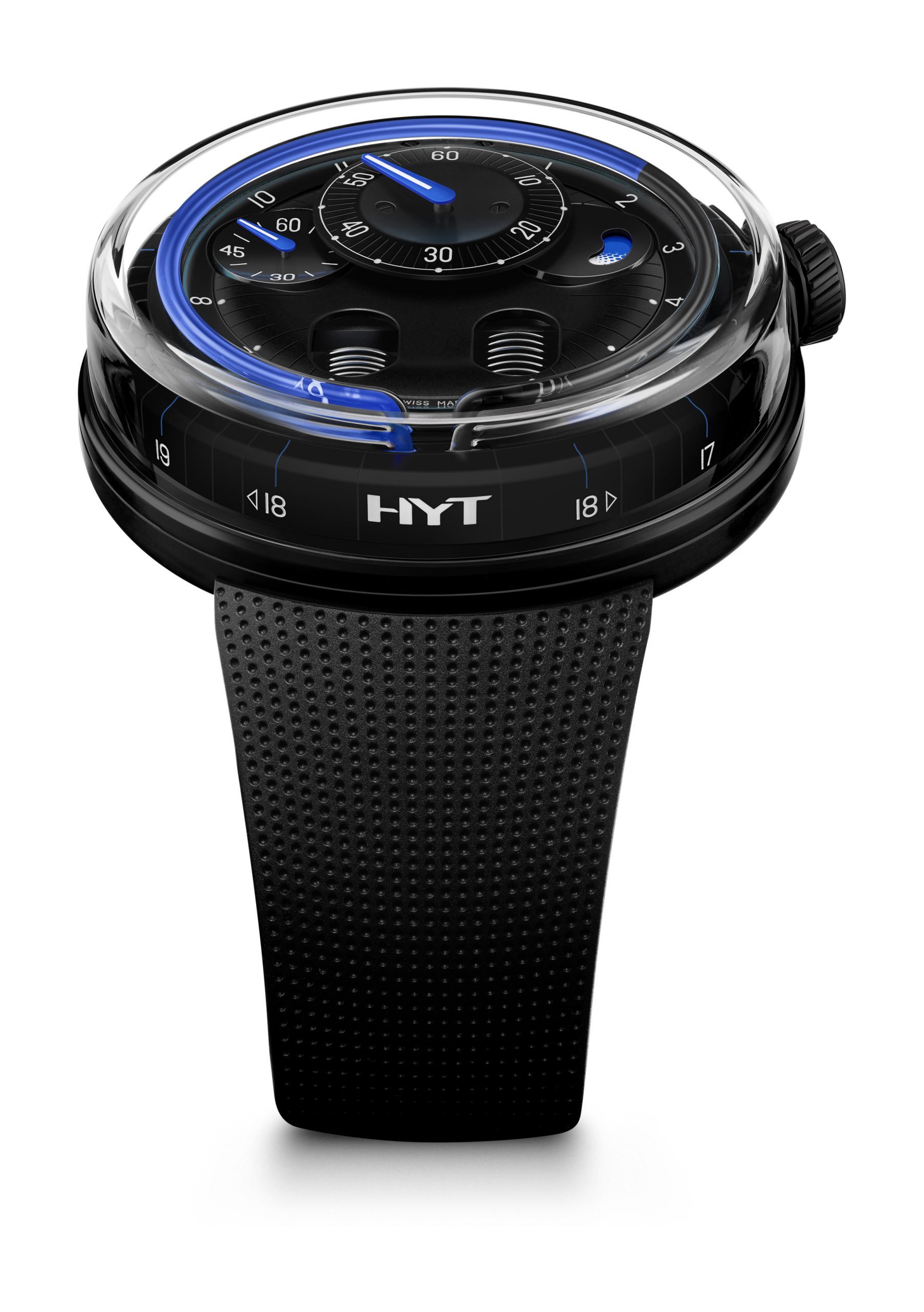 HYT H2.0 luxury timepiece - detailed view