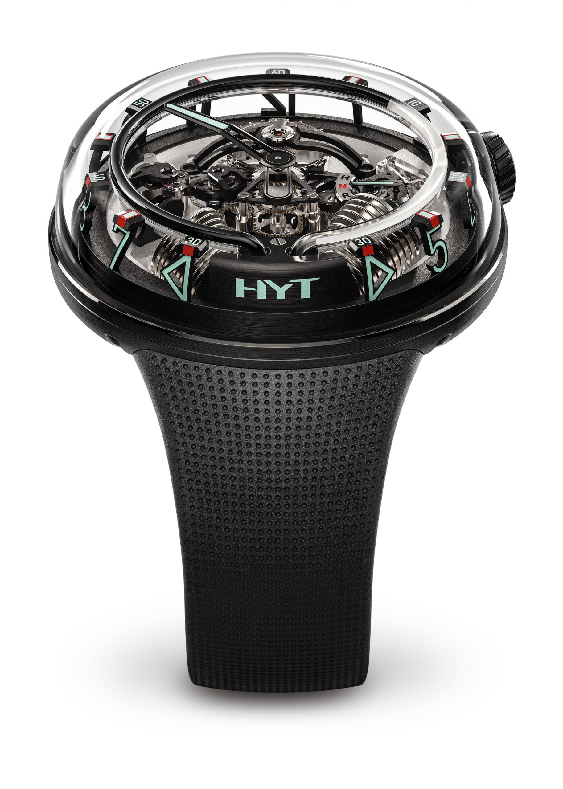 HYT H2.0 luxury timepiece - detailed view