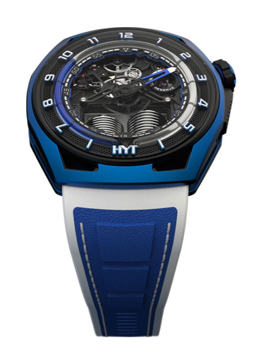 HYT Hastroid Blue Star luxury timepiece - detailed view